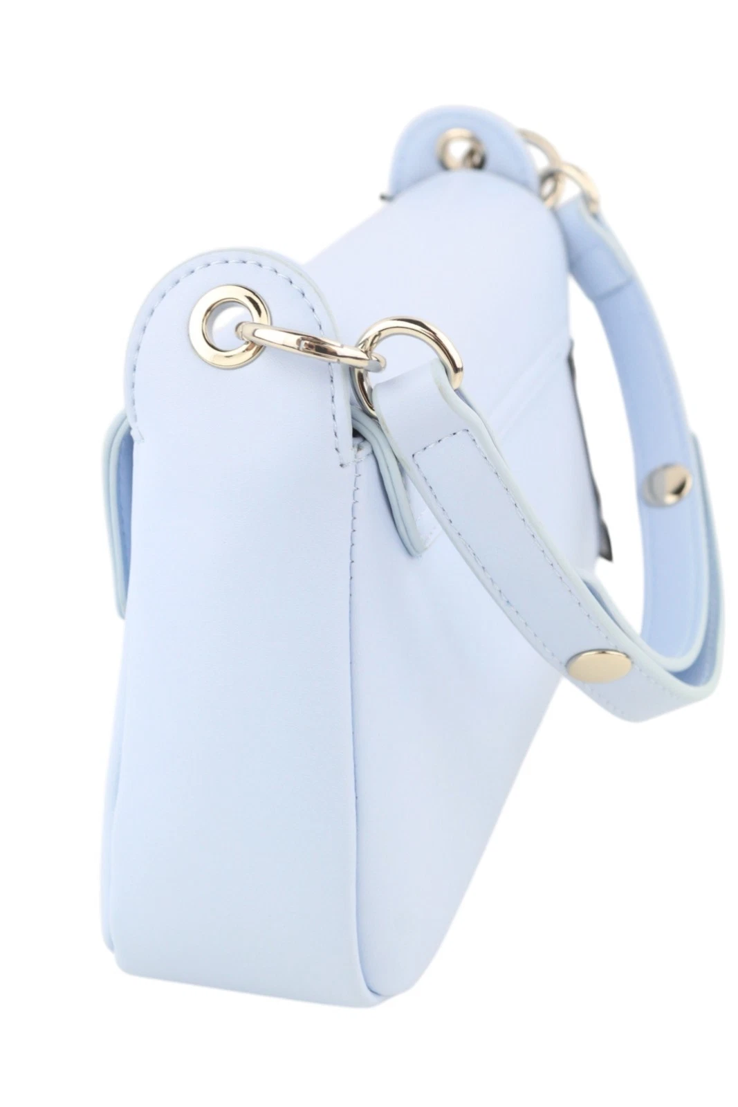 O Bag With Patina Women's Bag OS Light Blue Padded Logo Square Shoulder Bag - O Bag