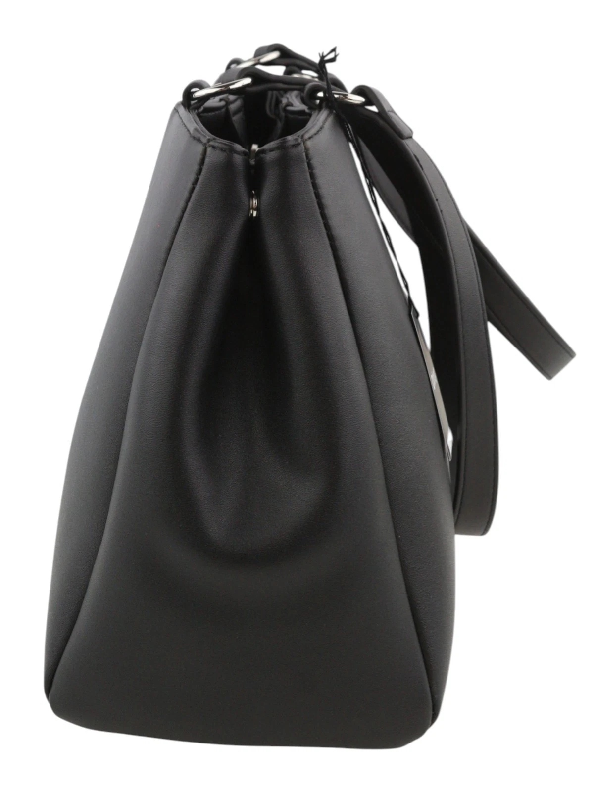 O Bag Vienna Women Bag OS Black Double Handles Clasp Lined Square - O Bag