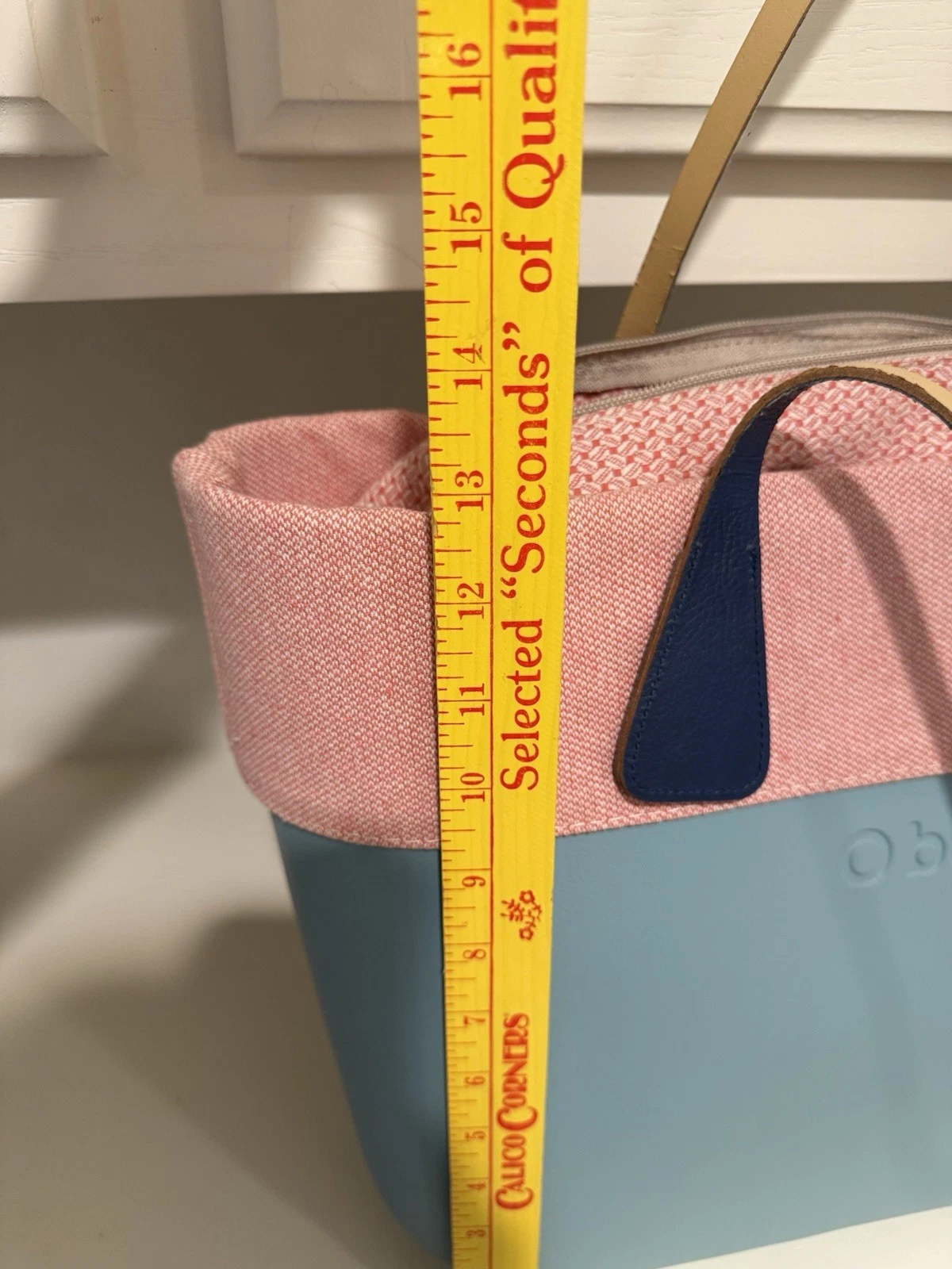 Obag O Bag Sage Teal Handbag Italy With Paisley Dust bag - O Bag