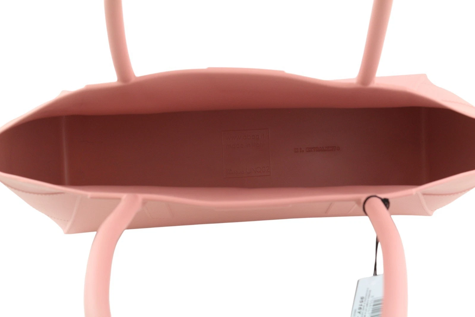 O Bag Unique Women's Bag OS Pink Textured Silicone Waterproof Double Handle - O Bag