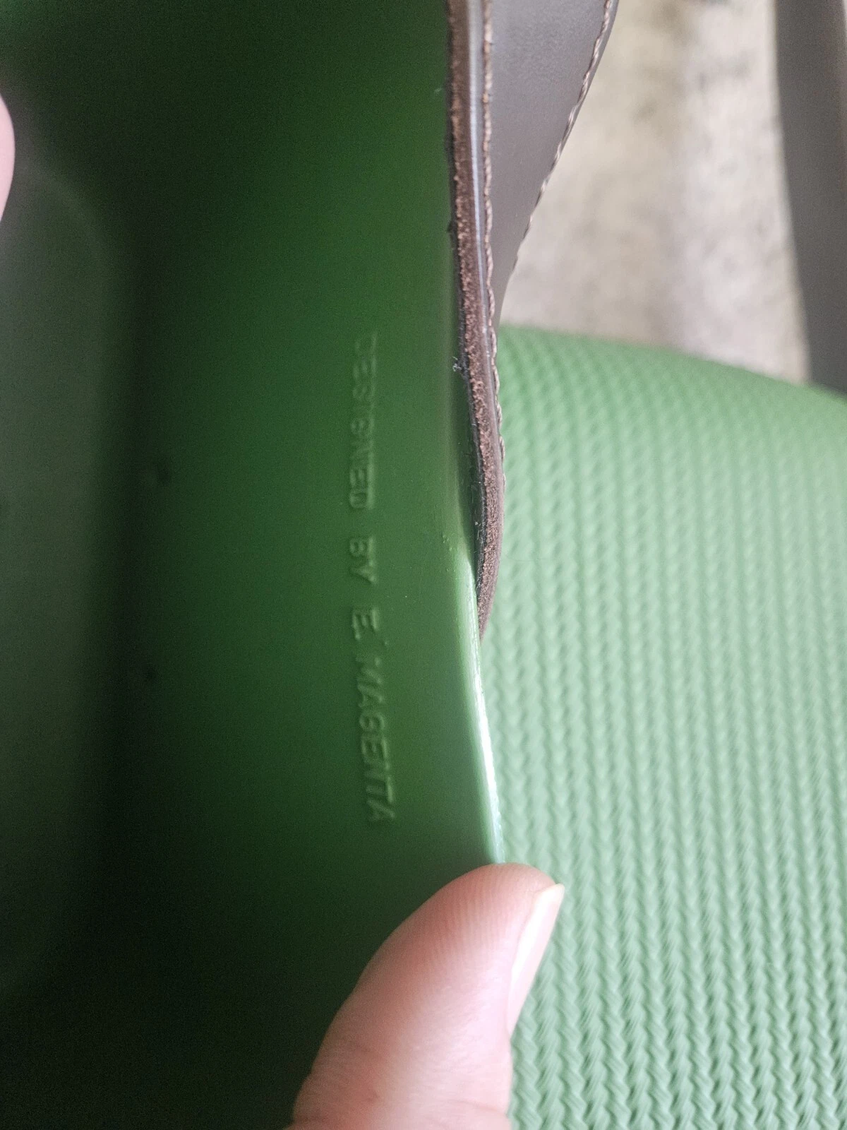 O Pocket Bag Italy Green Purse Cross Body O Bag Slide Rubber - O Bag