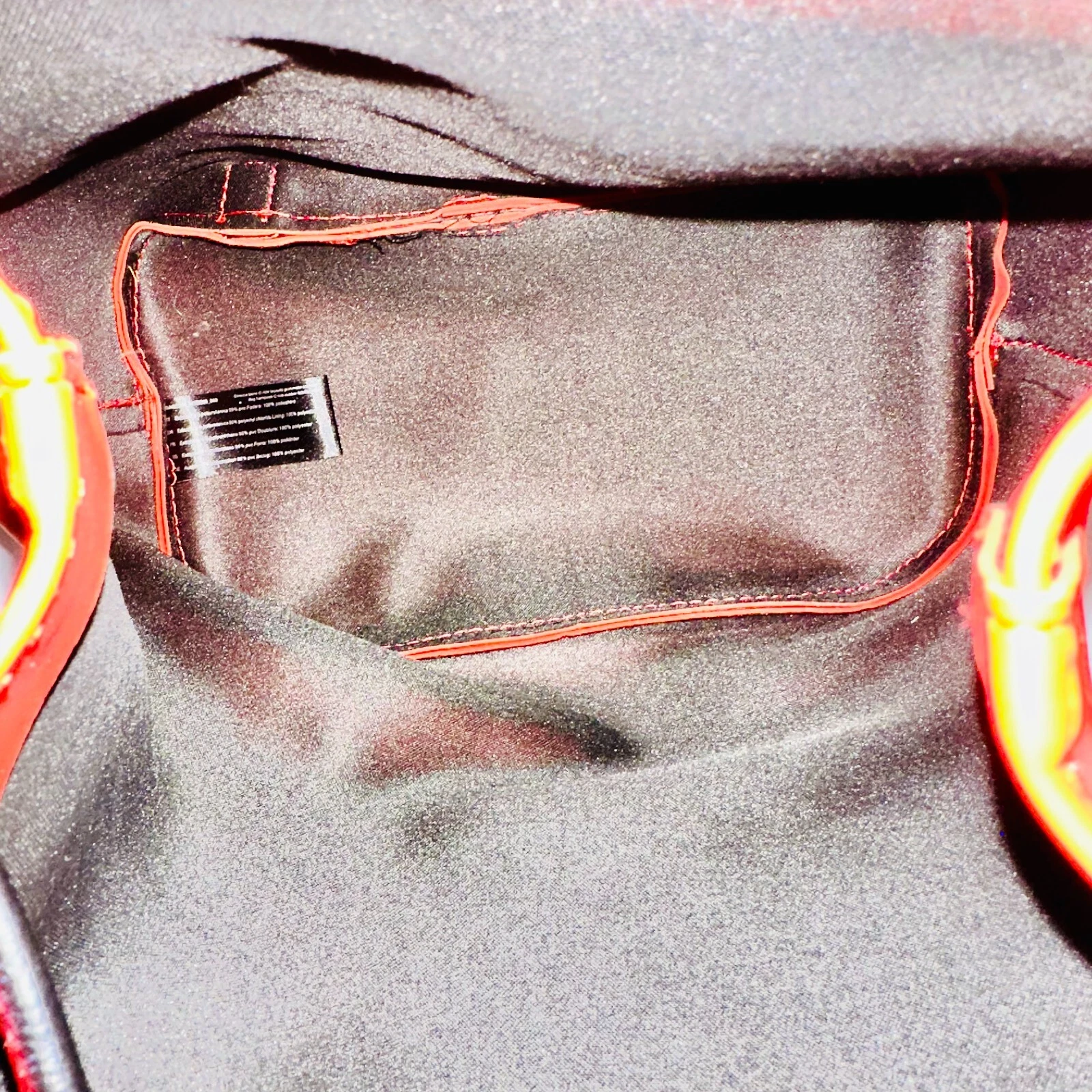 EUC O BAG RED BACKPACK WITH REMOVABLE TOP FLAP COVER - O Bag