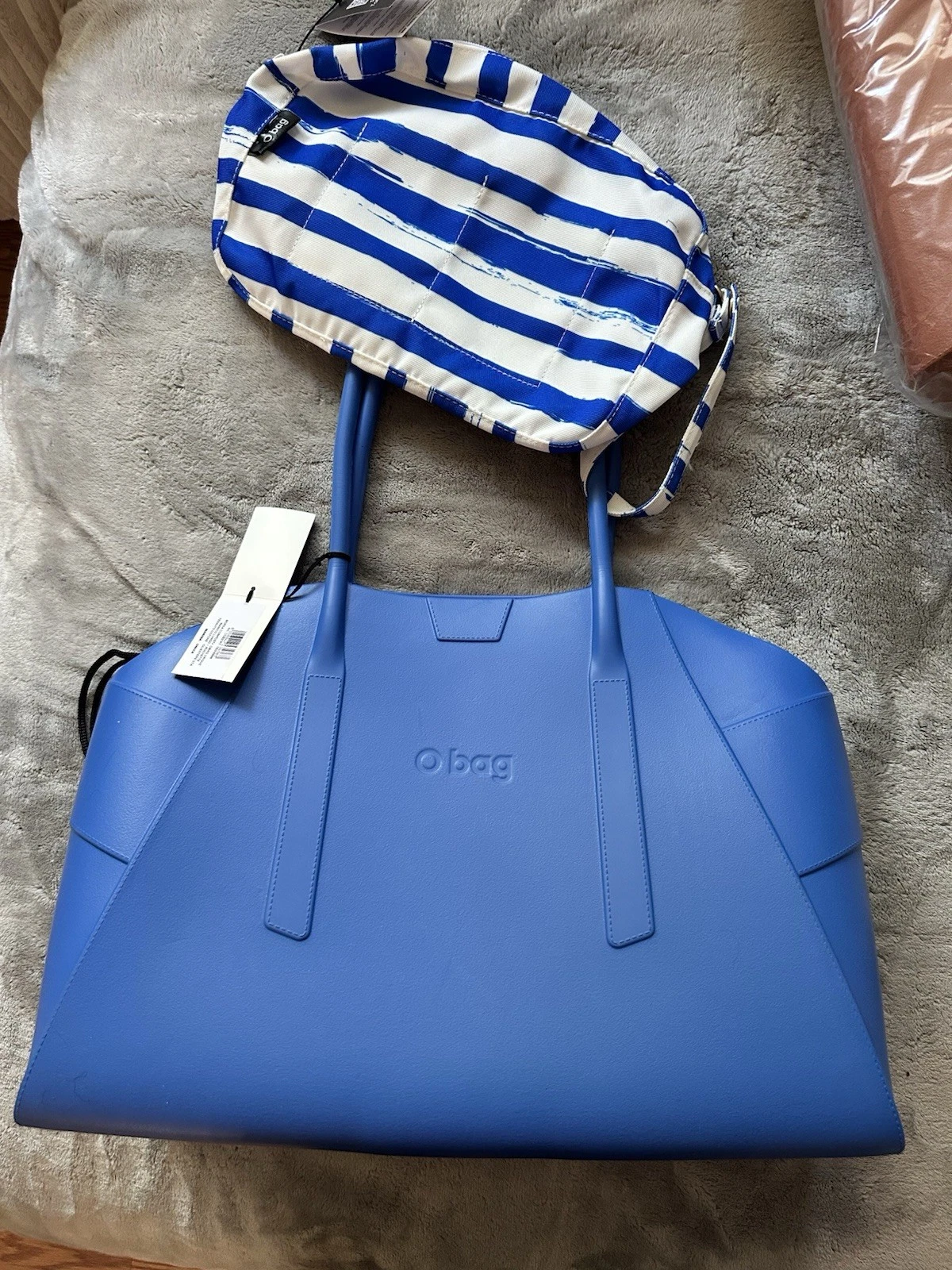 New Blue Obag With Matching Pouch - O Bag