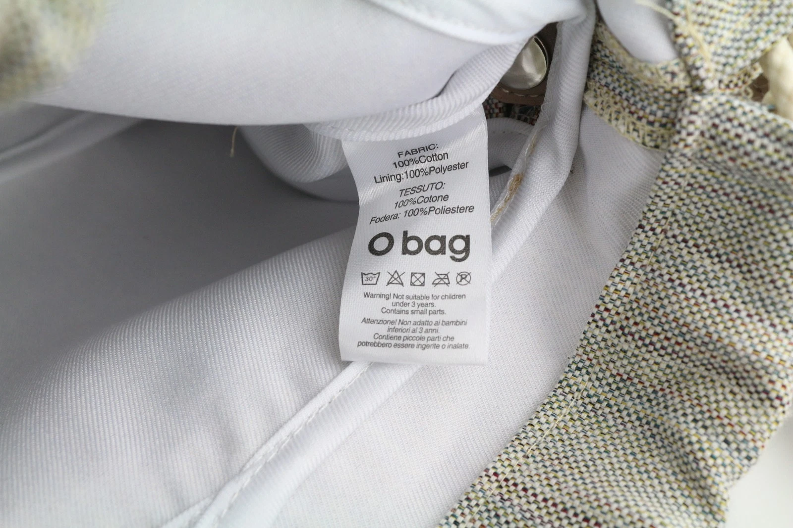 O Bag Swing Women's Bag OS Black Textured Silicone Half Moon Inner Crossbody - O Bag