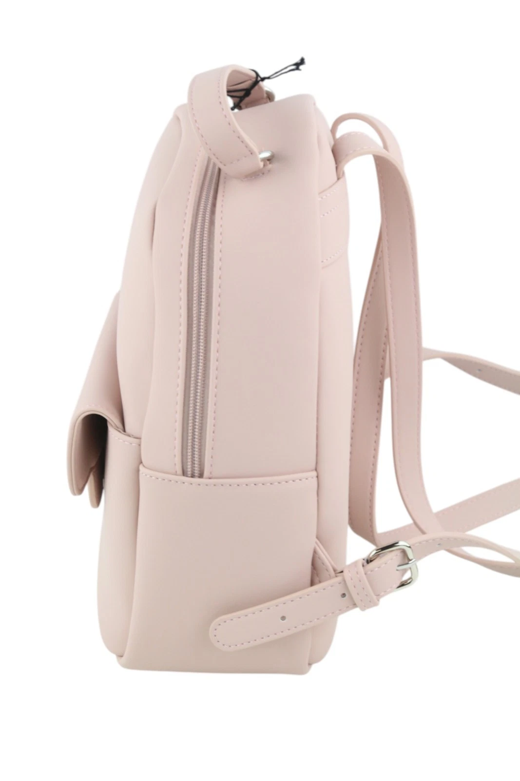 O BAG Sofia Ladies Bag OS Light Pink Double Handbag With Zipper Logo - O Bag