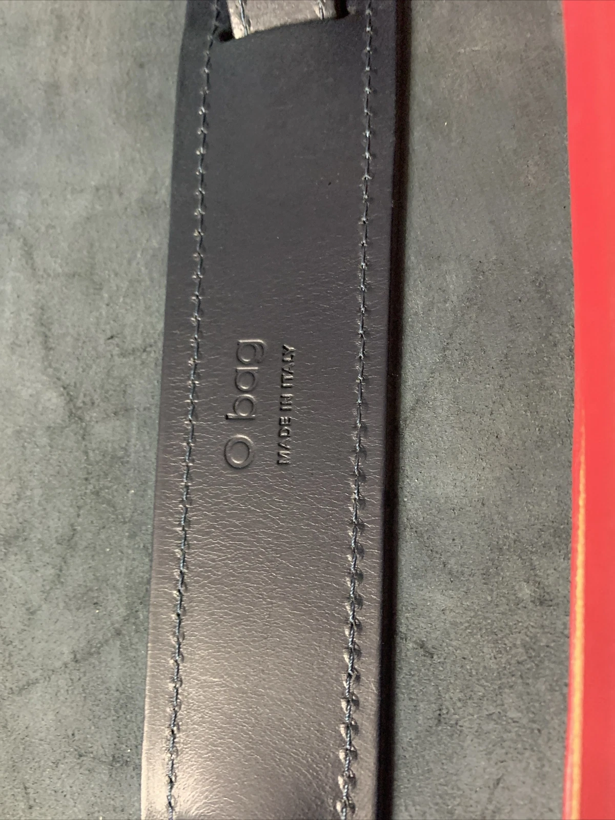 O Bag Pink Handbag - Made in Italy - White Removable Lining - Blue Top - O Bag