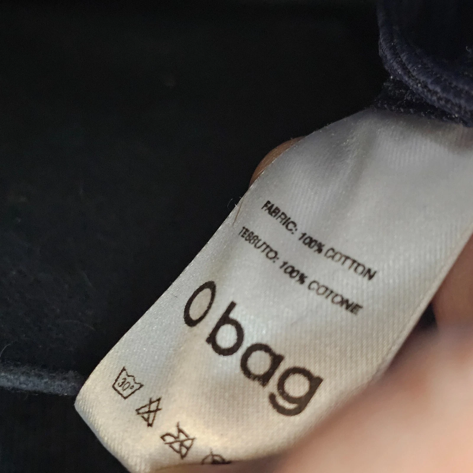 Womens Tote Bag Italian Blue Dark O BAG Removable Liner Pouch Rubber Beach ITALY - O Bag