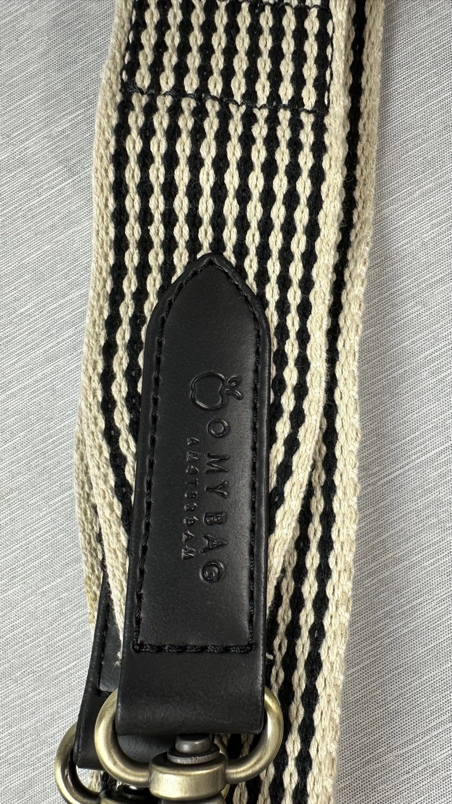 O my Bag Amsterdam Vegan Leather Audrey Black Crossbody Purse Near Excellent - O Bag