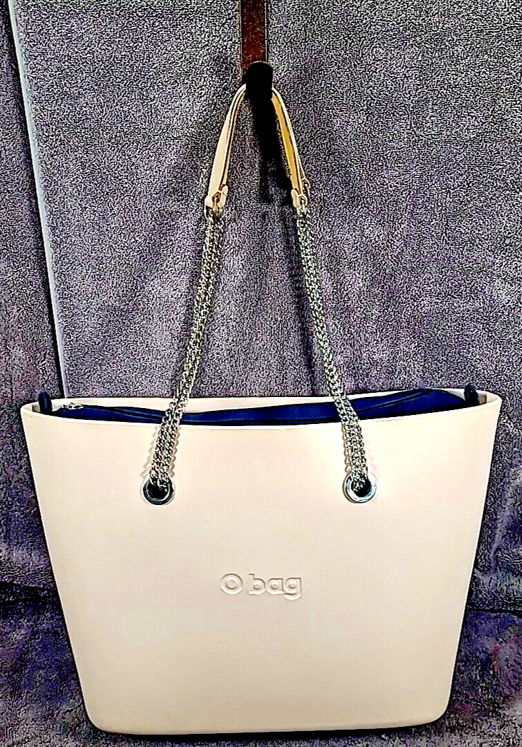 O Bag Bag Pink Blush Italy Waterproof EVA Silicone Rubber Removable Zipper Liner - O Bag