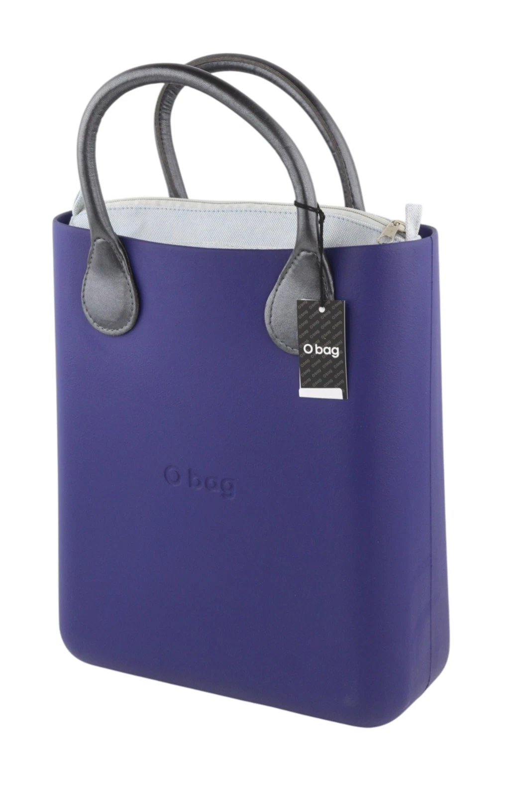 O BAG Chic Women bag OS Blue Mini Square Tote Double Handles Inner bag - O Bag