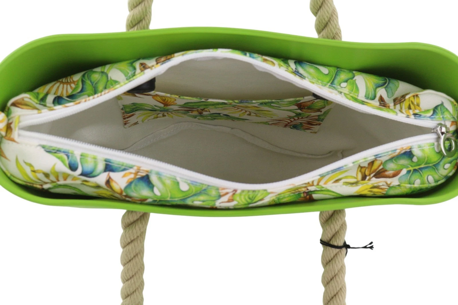 O Bag Mini Women's Bag OS Light Green Double Handles Zipper Square - O Bag