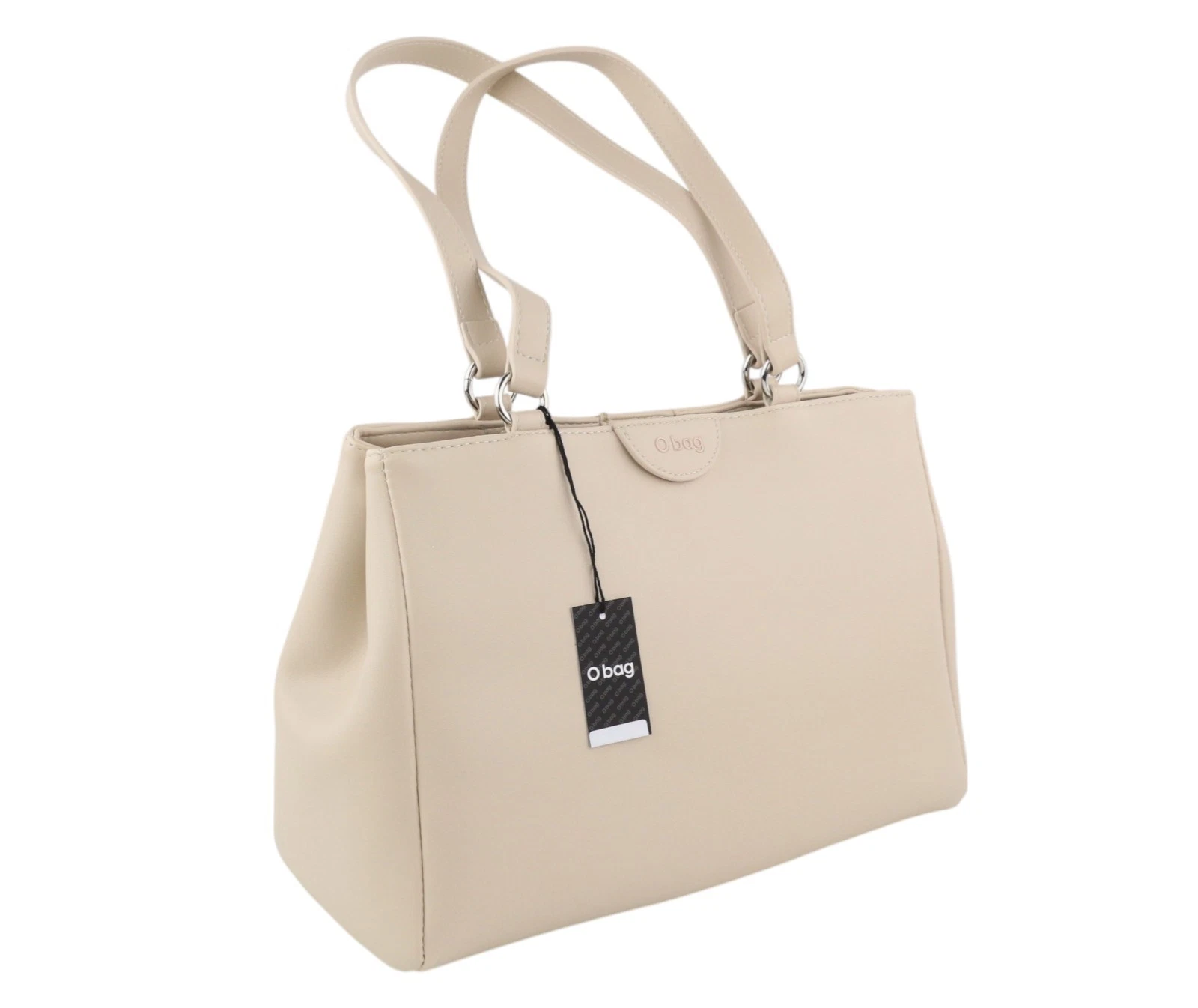 O Bag Vienna Women's Bag OS Beige Double Handles Closure Lined Square - O Bag