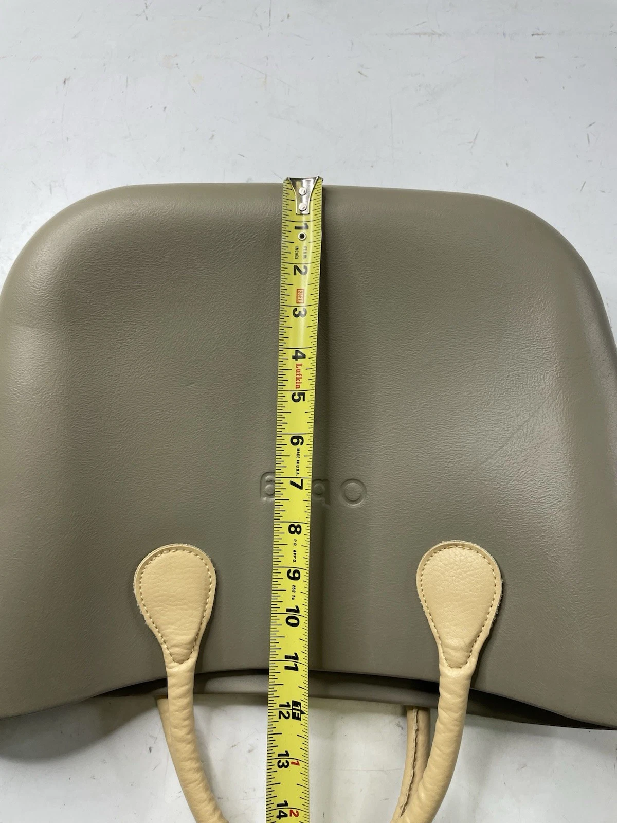 Obag O Bag Handbag Italy Summer Beach Tote Leather Handles - O Bag