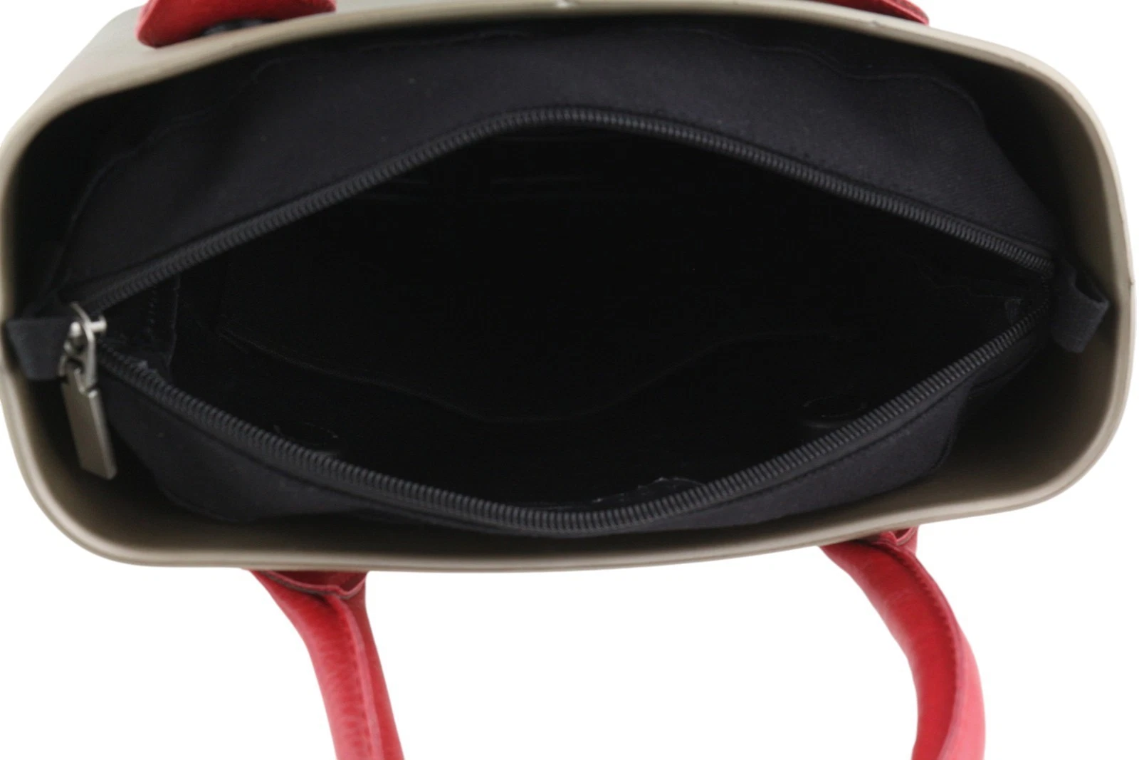 O Bag Chic Women's Bag OS Brown Gold Inner Logo Square Tote Bag Handles - O Bag