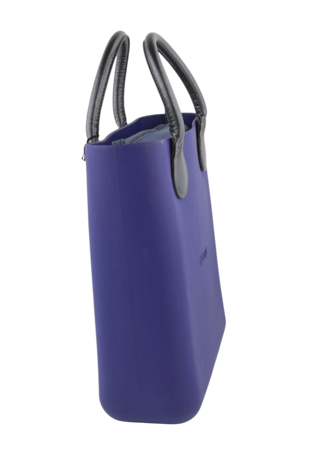 O Bag Chic Women's Bag OS Blue Double Handles Inner Compact Square Tote - O Bag