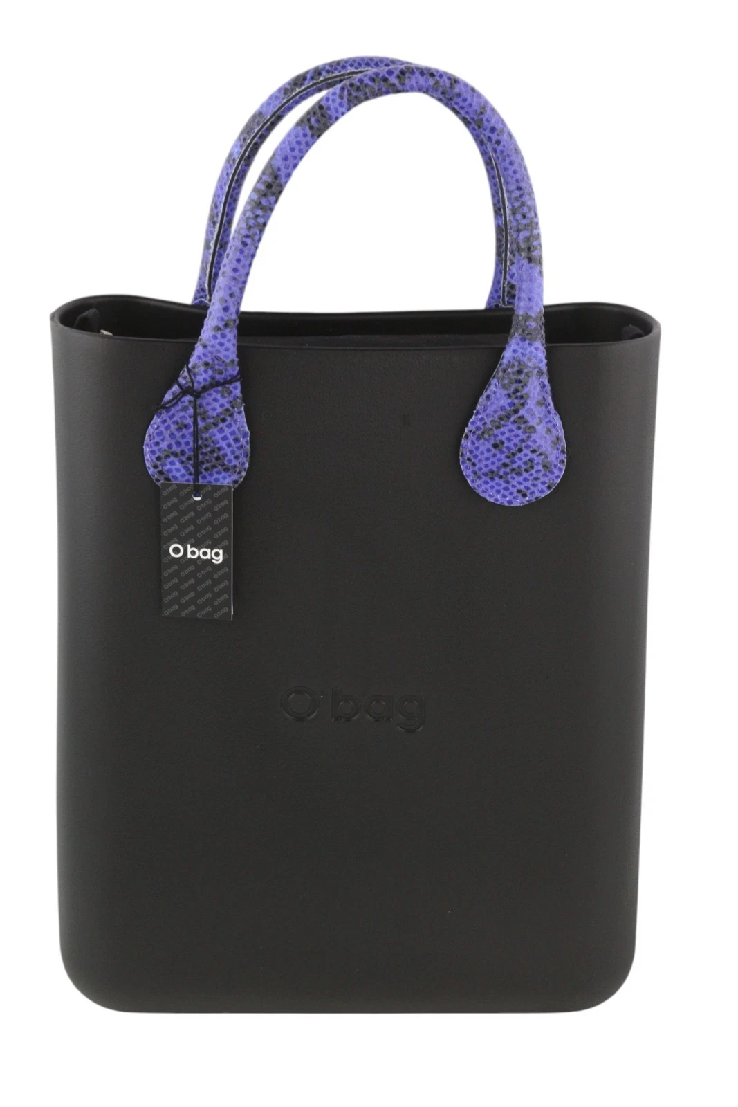 O BAG Chic Women bag OS Black Purple Inner bag Double Handle Square Tote - O Bag