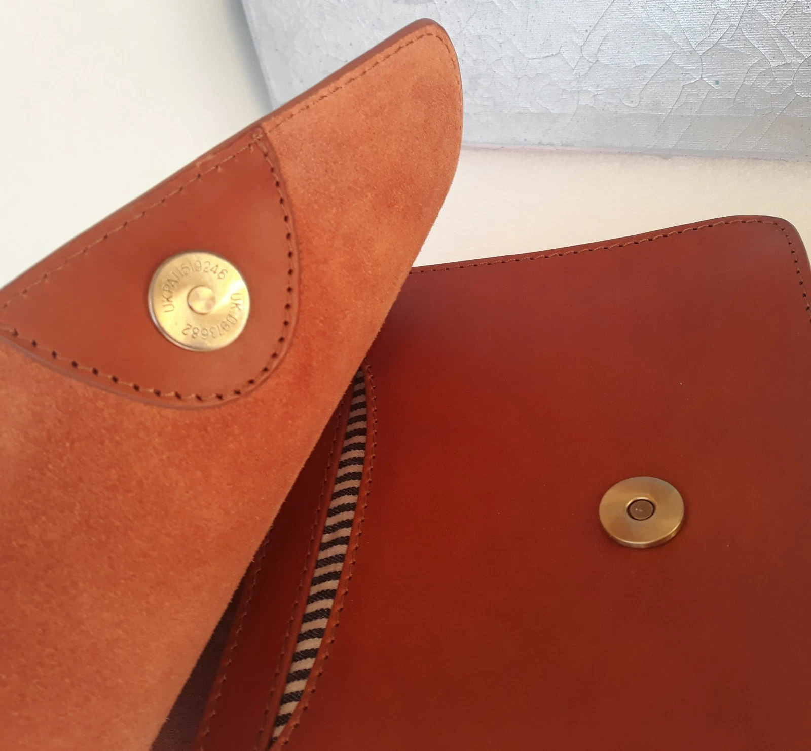 O MY BAG ~ Amsterdam ~ Crossbody Small Bag Purse Brown Leather ~ Magnetic ~ New - O Bag