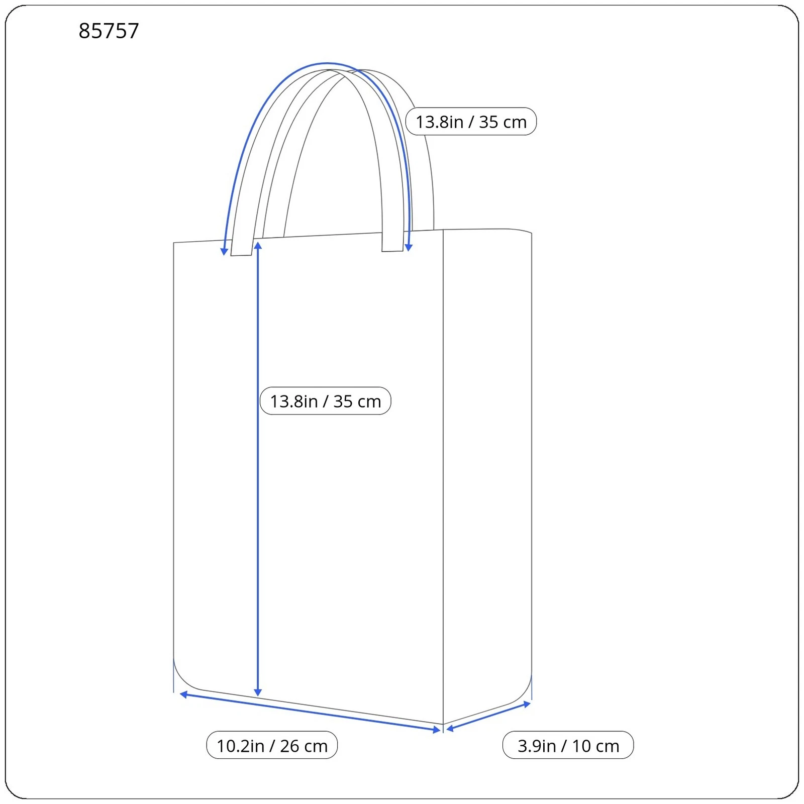 O Bag Chic Women Bag OS Black Dual Handles Inner Pouch Mini Square Tote Logo - O Bag