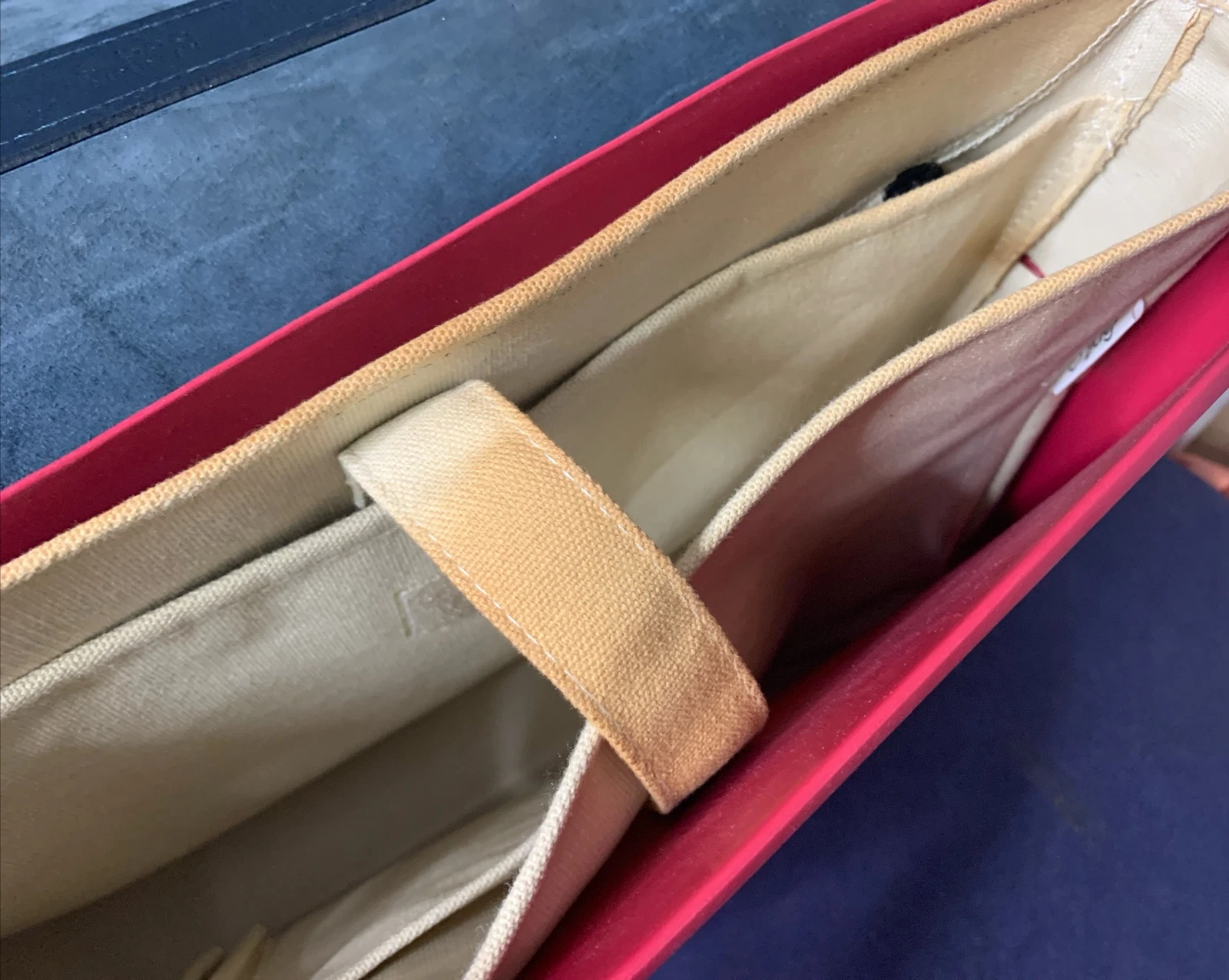 O Bag Pink Handbag - Made in Italy - White Removable Lining - Blue Top - O Bag