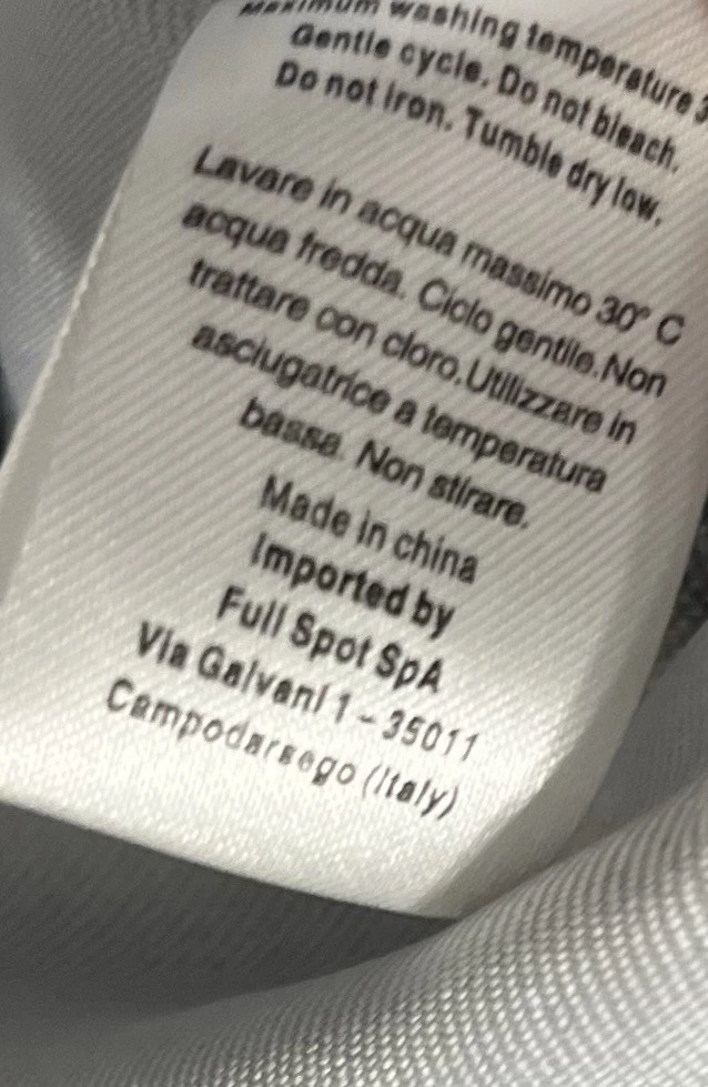 O bag Classic White Shell Blue Handles Liner Whipstitch Strap Modular Italy - O Bag