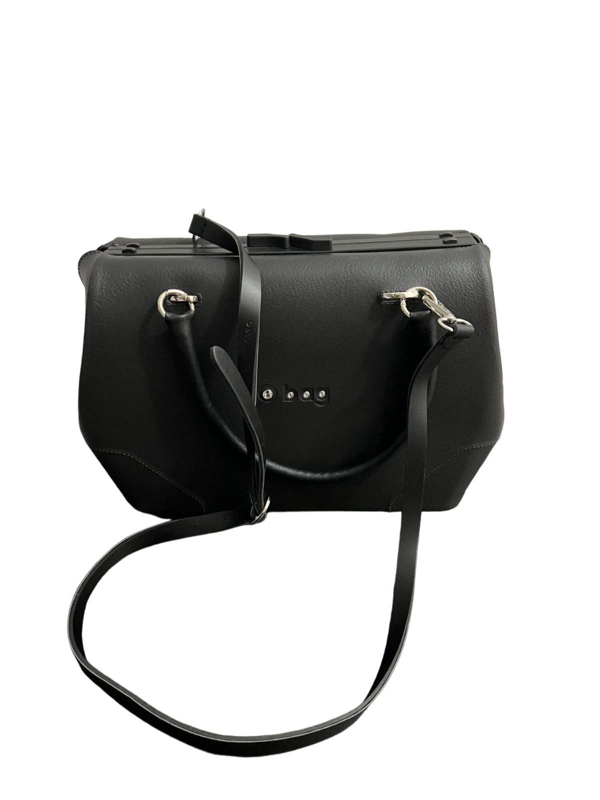 O BAG DOC BLACK WITH SWAROVSKI Made in Italy - O Bag