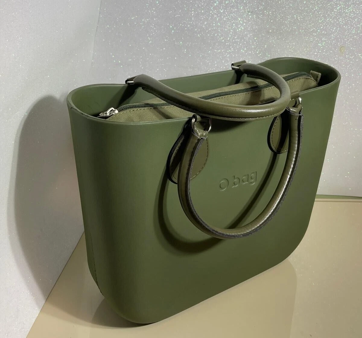 O BAG Day Clutch Bag Green (military) - O Bag