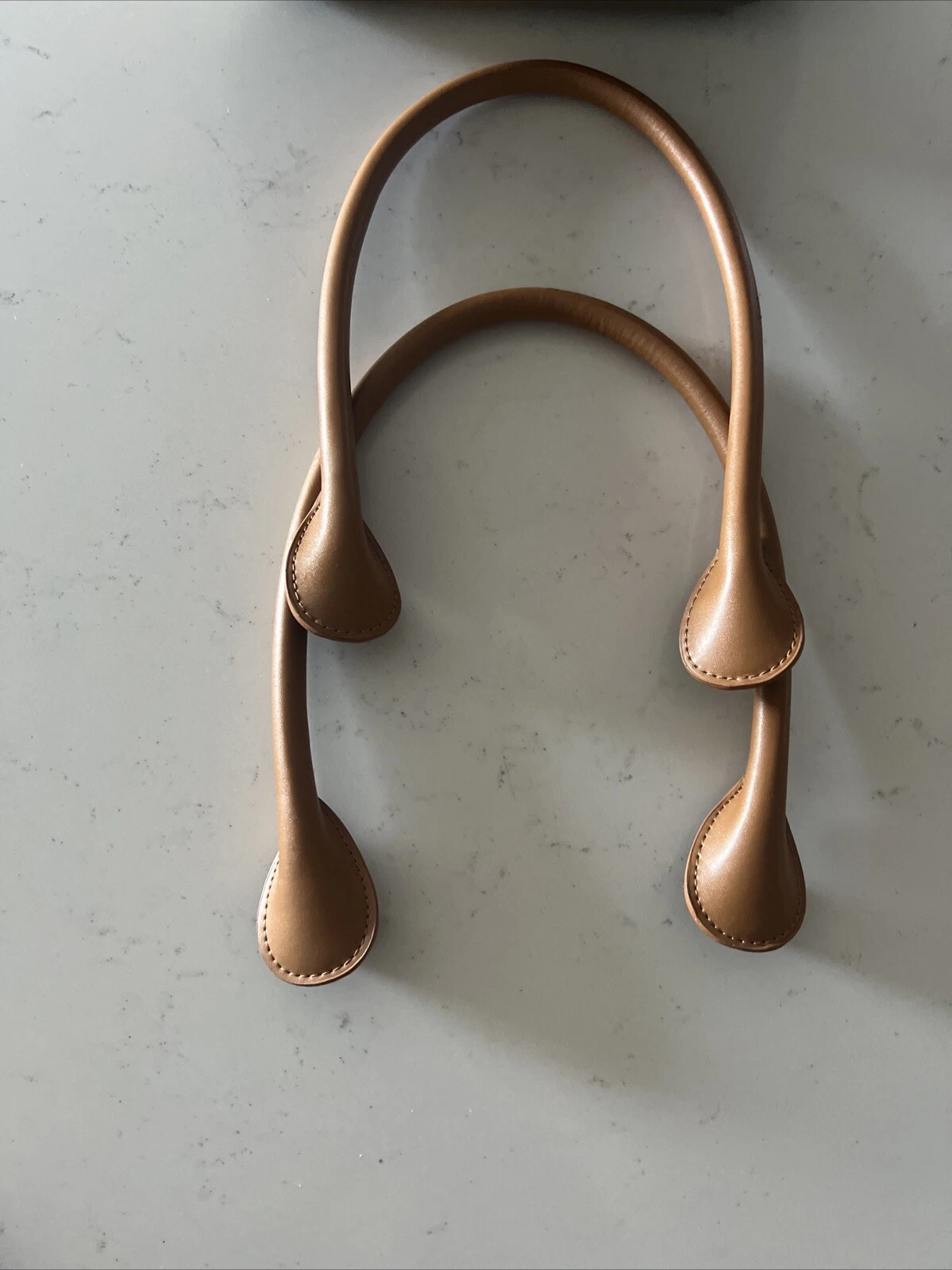 OBag Rubber Classic Tote w/Rope And Leather Straps 2 Straps Included - O Bag