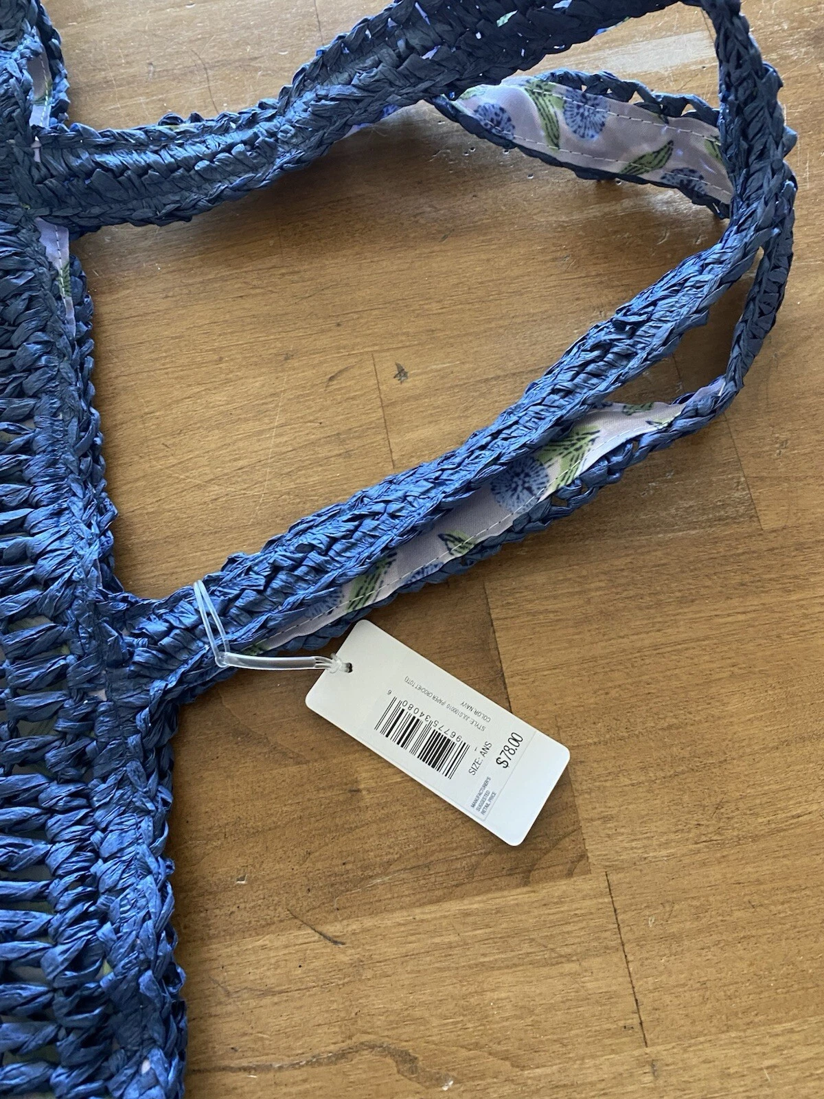 Johnnie O Paper Crochet Tote Bag - O Bag