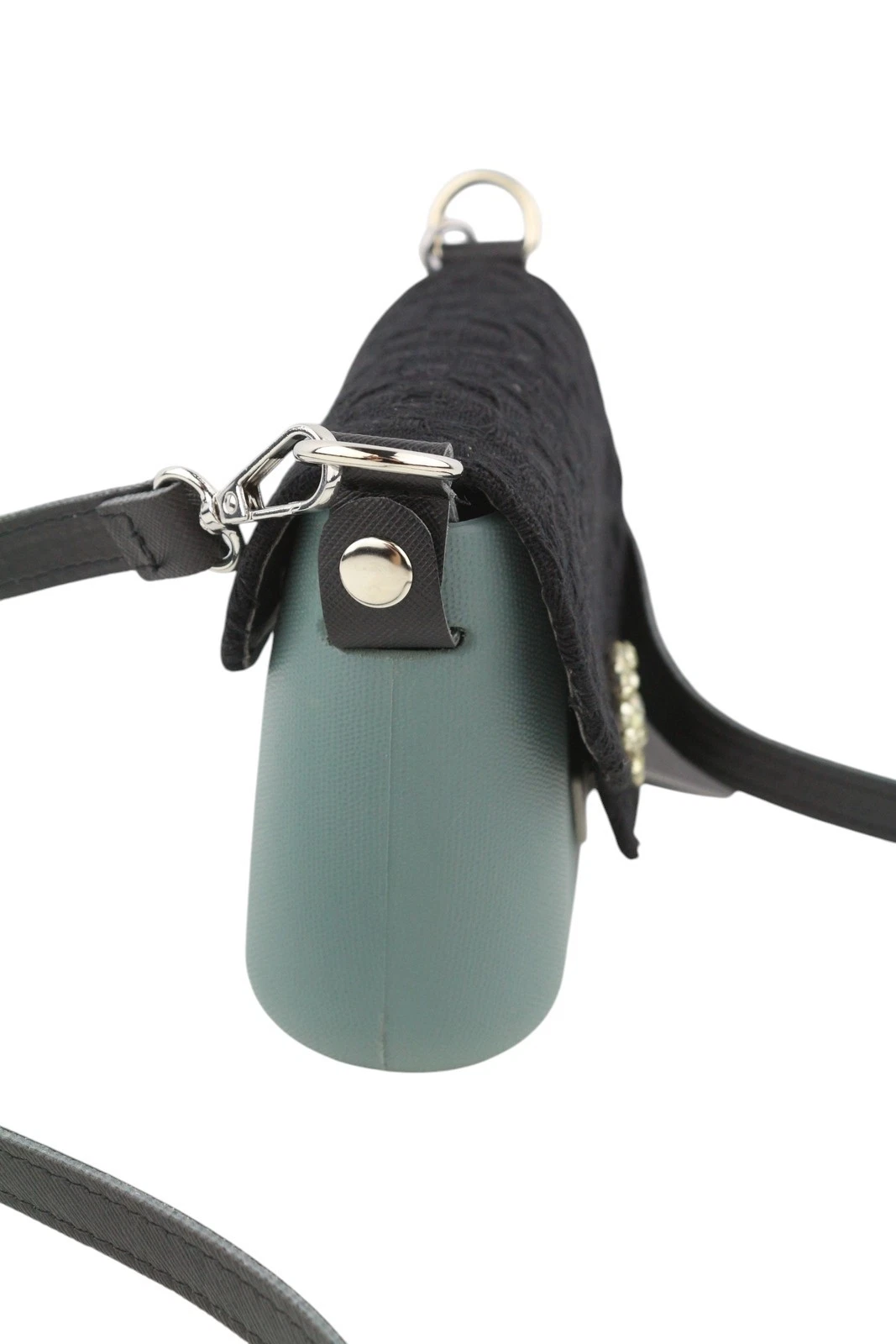 O Bag Micro Pocket Mix Women Bag OS Rhinestone Strap Small Adjustable Crossbody - O Bag