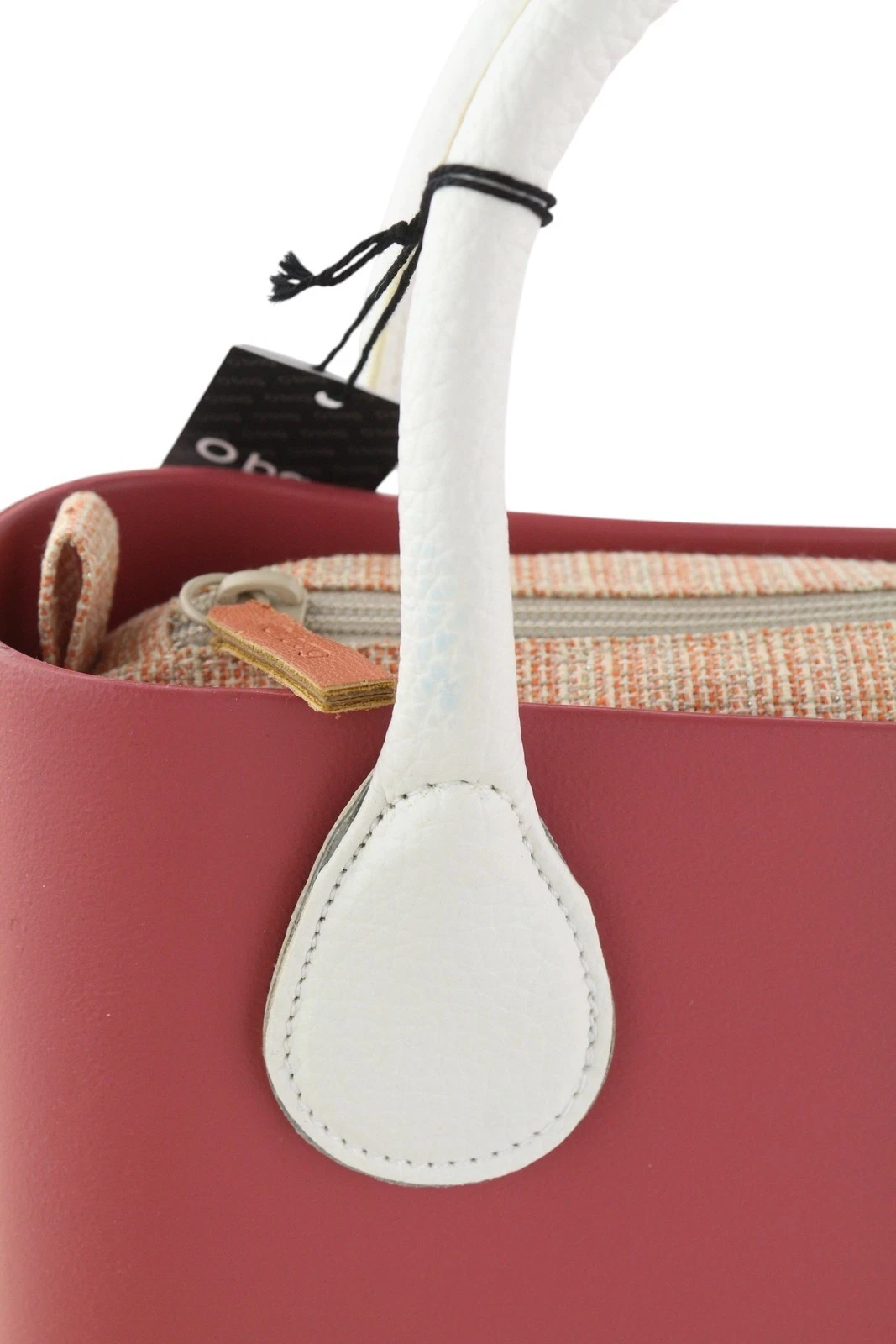 O Bag Chic Women's Bag OS Pink Twin Handles Inner Mini Square Leisure - O Bag