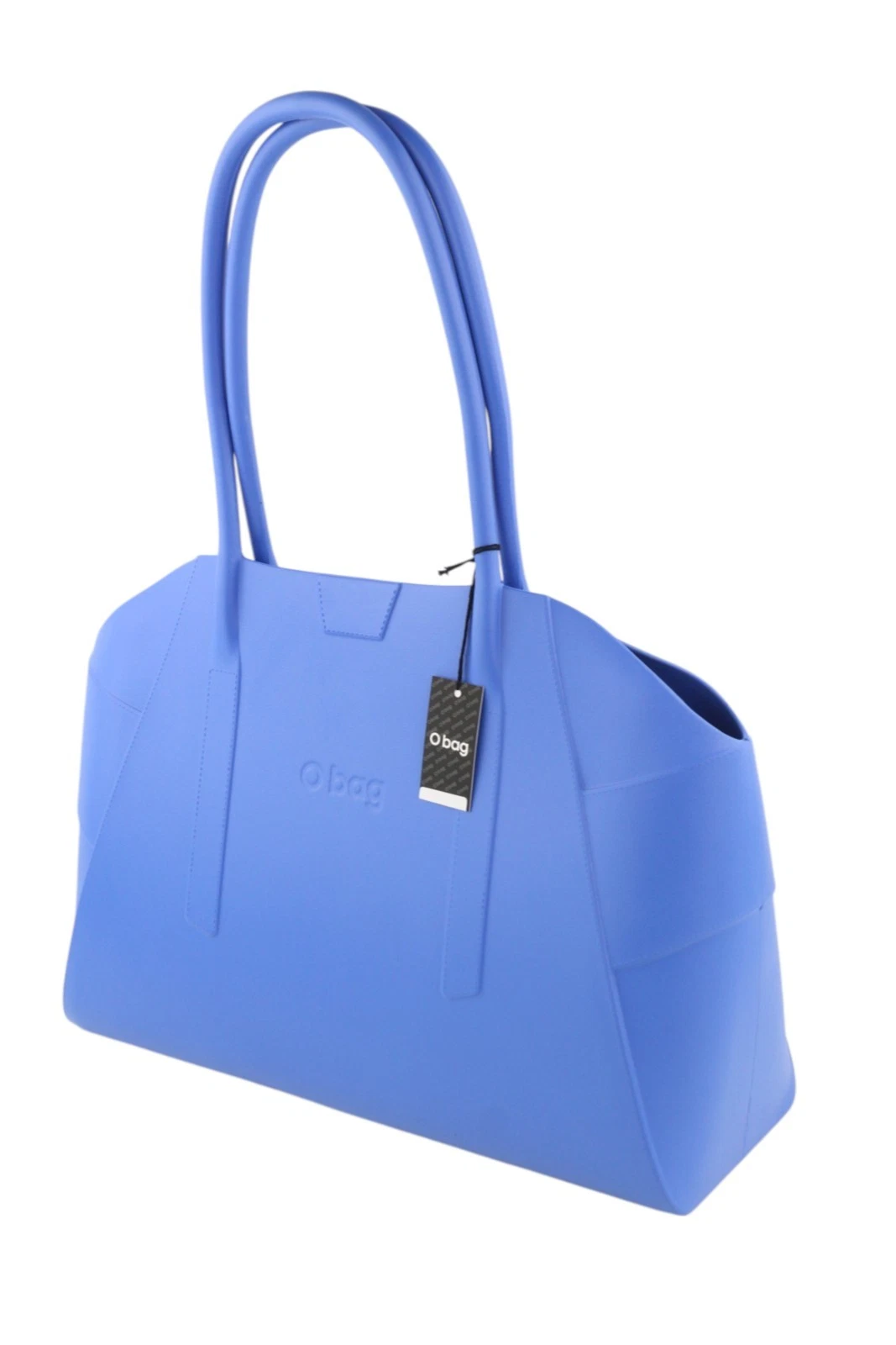 O Bag Unique Women Bag OS Mid Blue Textured Silicone Waterproof Double Handle - O Bag