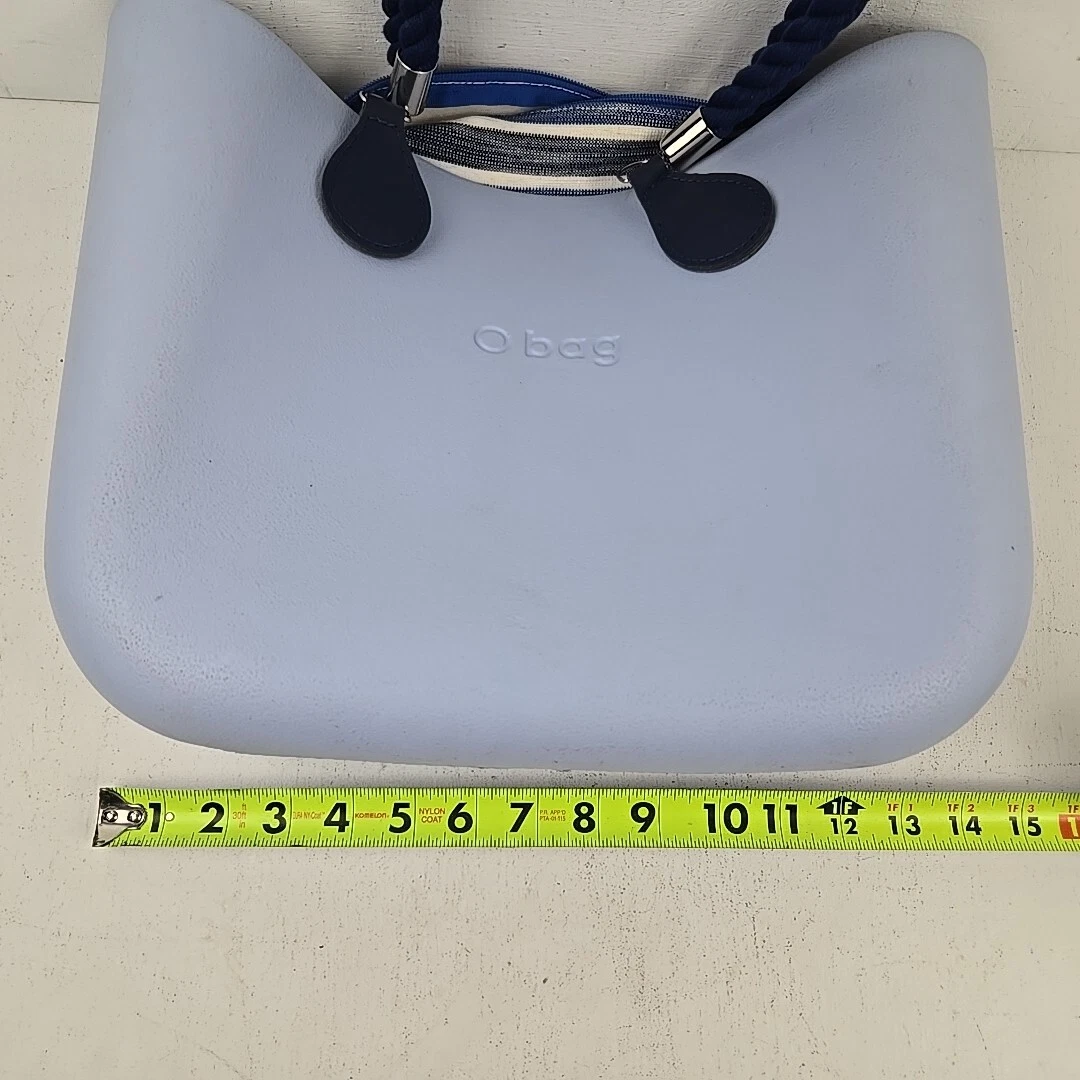 O Bag Italy Blue Foam Women's Double Handles Large Tote Shoulder Handbag - O Bag