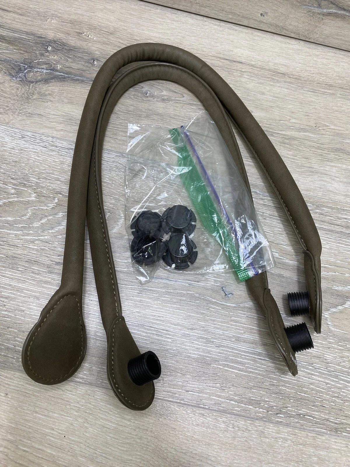 O Bag Fullspot Tote Handbag Purse Handles Rubber Washable Blue Extra Handles - O Bag