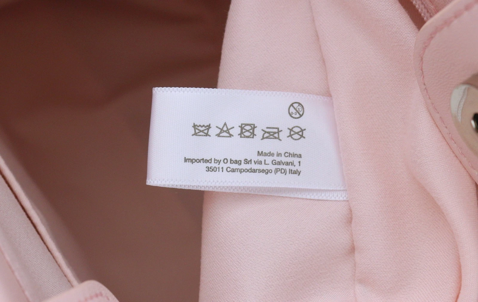 O Bag Vienna Women's Bag OS Pink Double Handles Closure Square - O Bag