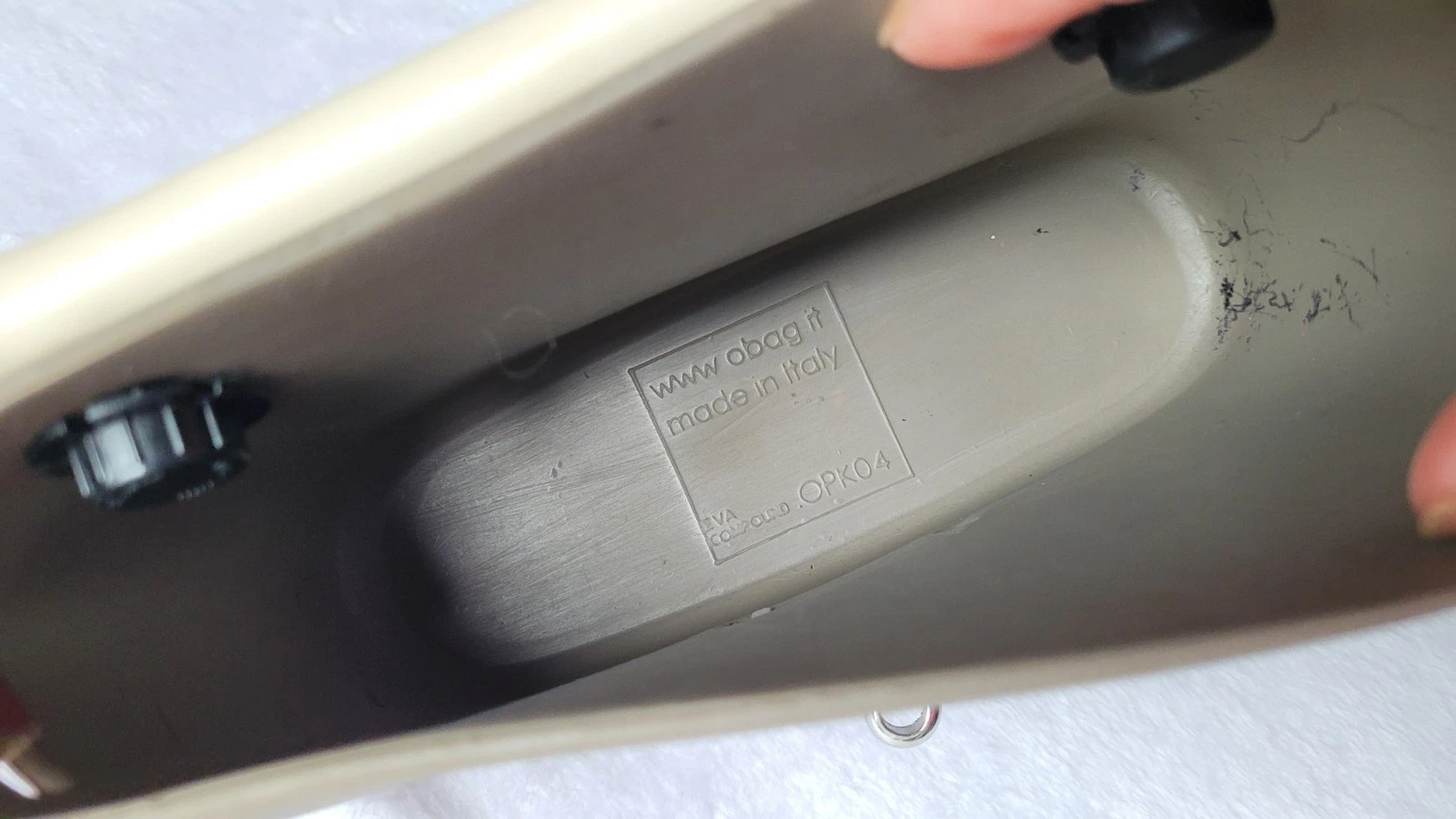 Two Bags O Bag Italy Eva Dark Gray/White/ Crossbody/Shoulder Bag - O Bag