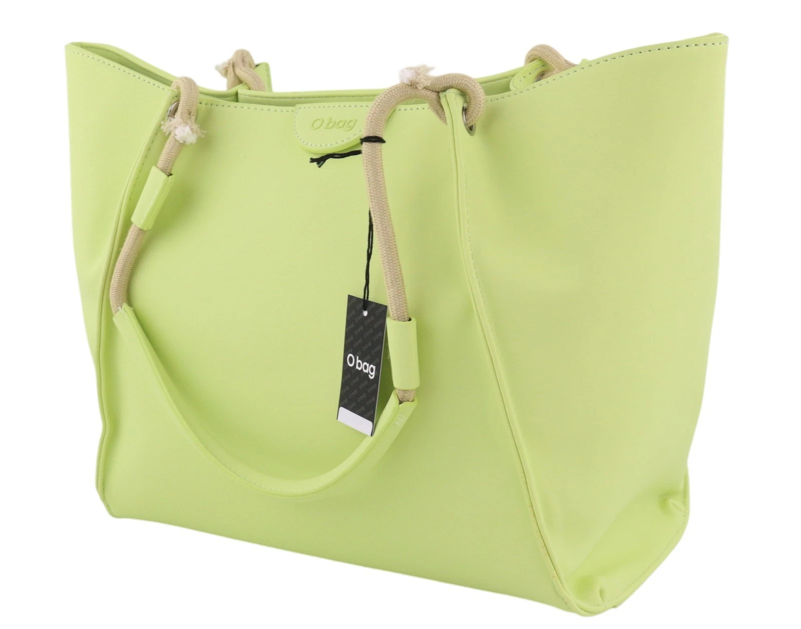 O BAG California Women's Bag OS Light Green Double Handle Shopper - O Bag