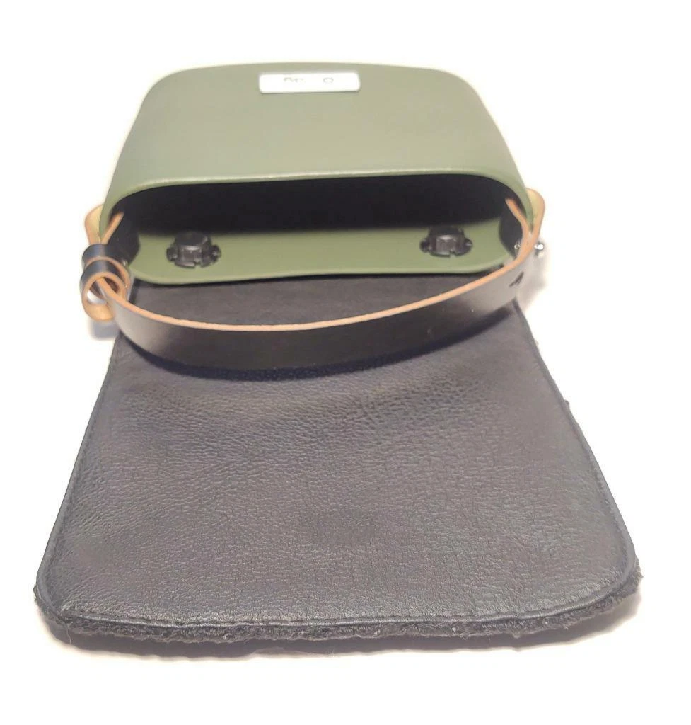 NWT OBAG Green and Black Wool Leather Mini Tote Handbag - O Bag