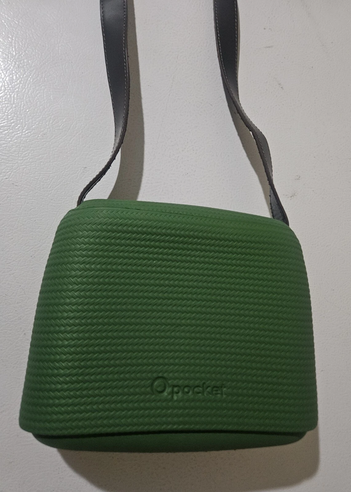 O Pocket Bag Italy Green Purse Cross Body O Bag Slide Rubber - O Bag