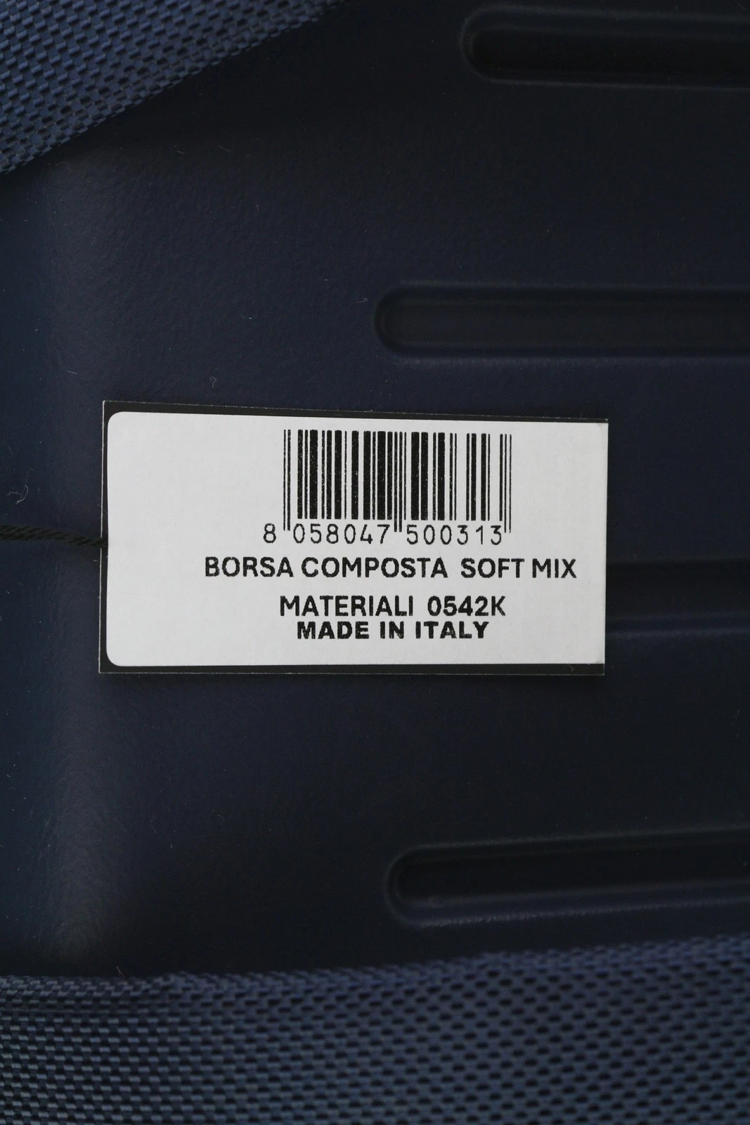 O Bag Ladies Bag OS Unisex Blue Round Backpack Front Zip Double Handle Logo - O Bag