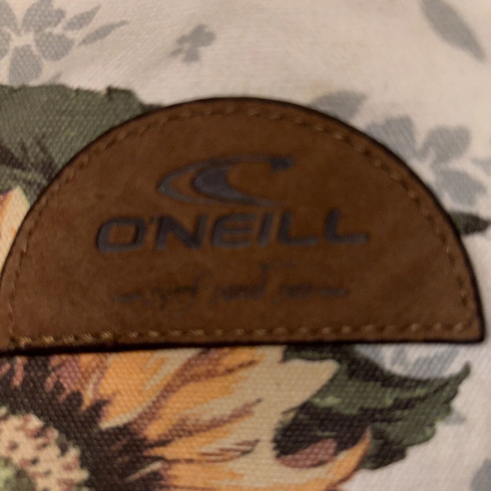 O’niel Board Shorts - Women’s Sunflower Print Backpack Bag - Yellow White Y2K - O Bag