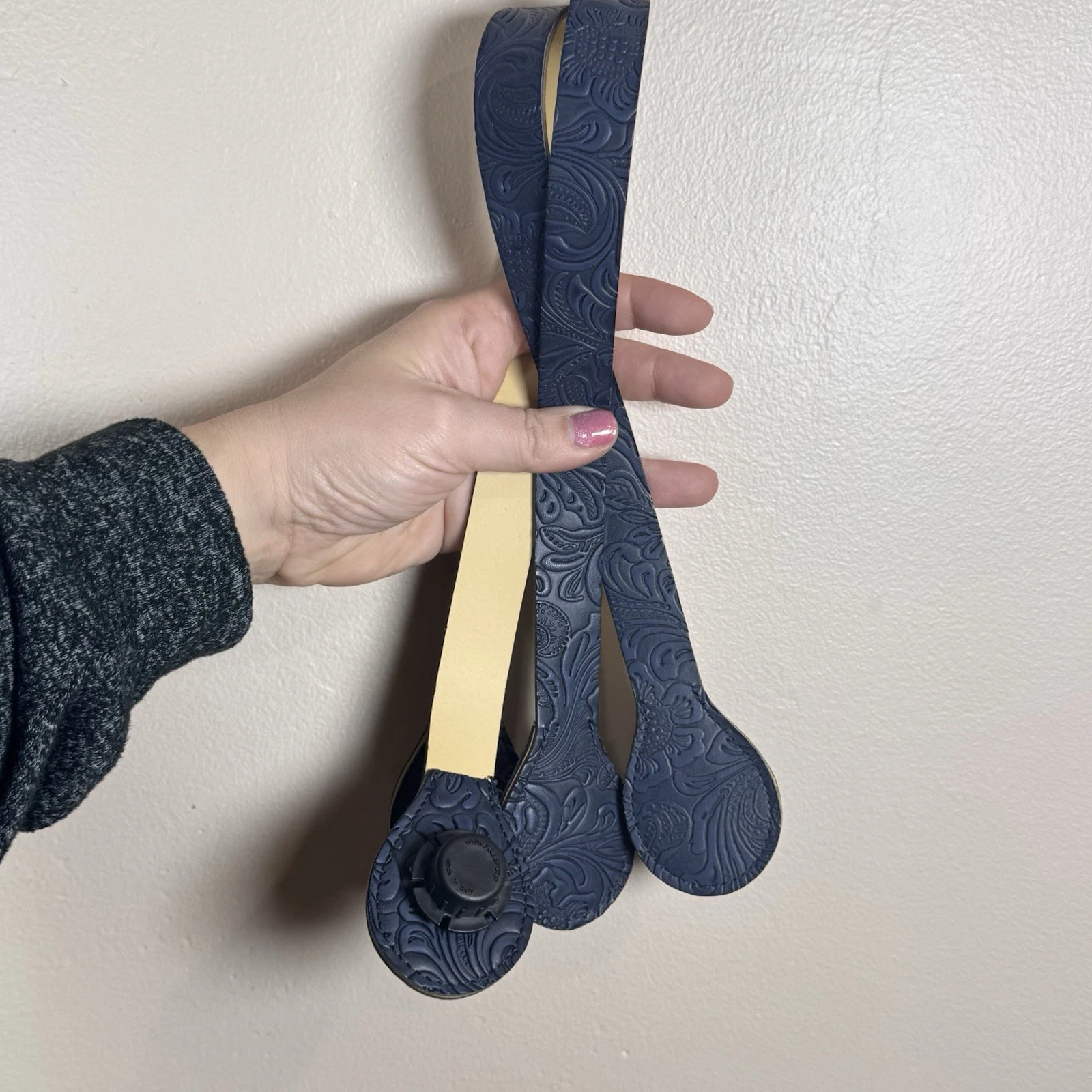 O Bag Women's Large Tote Bag Turquoise Interchangeable Handles 2 Sets Italy - O Bag