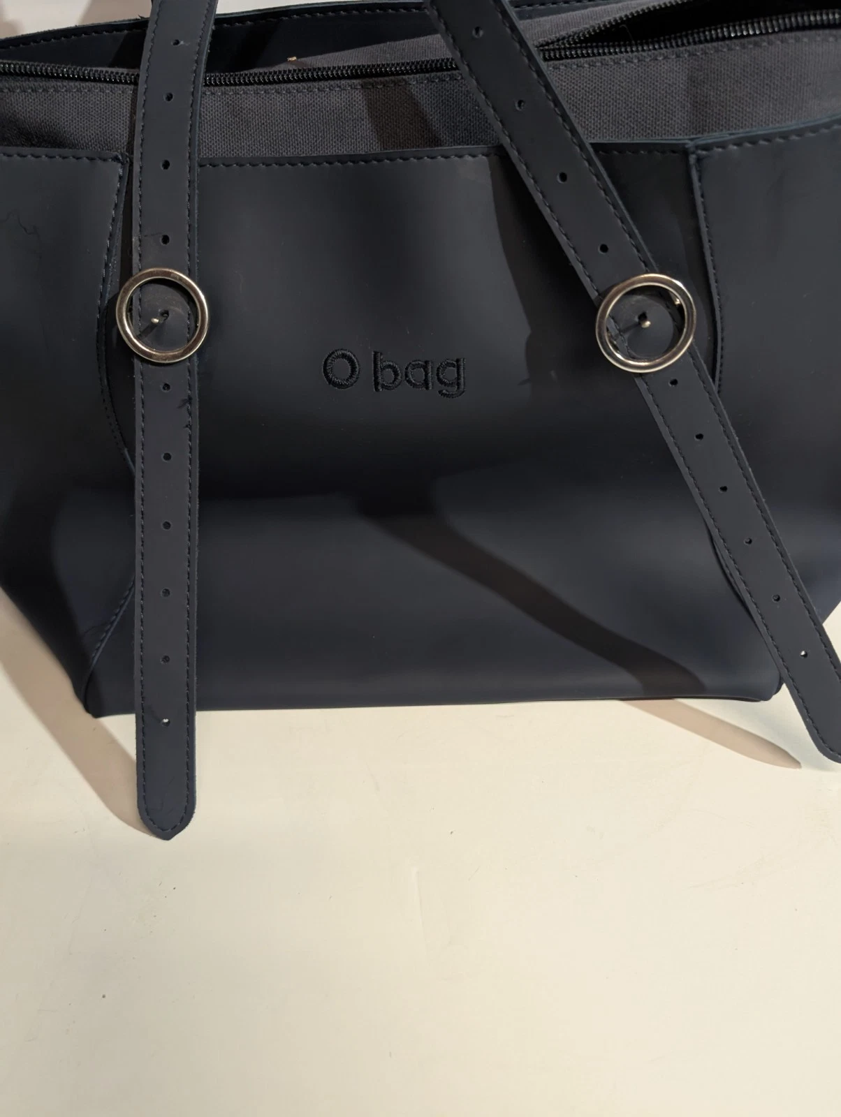 O BAG Unique LG Women's bag Navy W/ Inner bag Silicon Waterproof Double Handles - O Bag