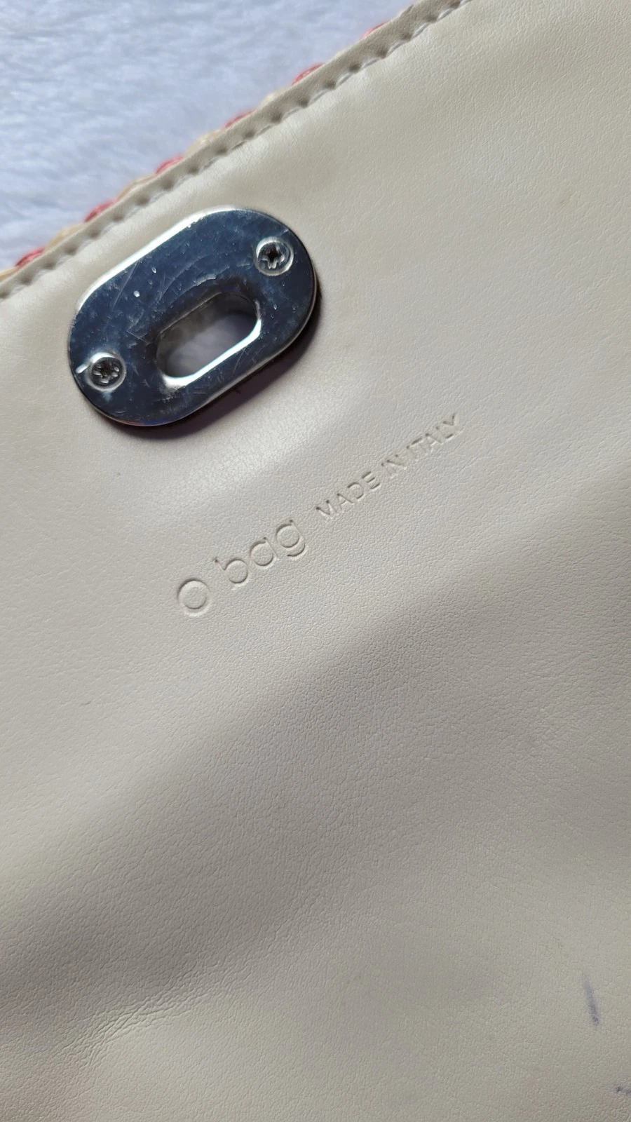 Two Bags O Bag Italy Eva Dark Gray/White/ Crossbody/Shoulder Bag - O Bag