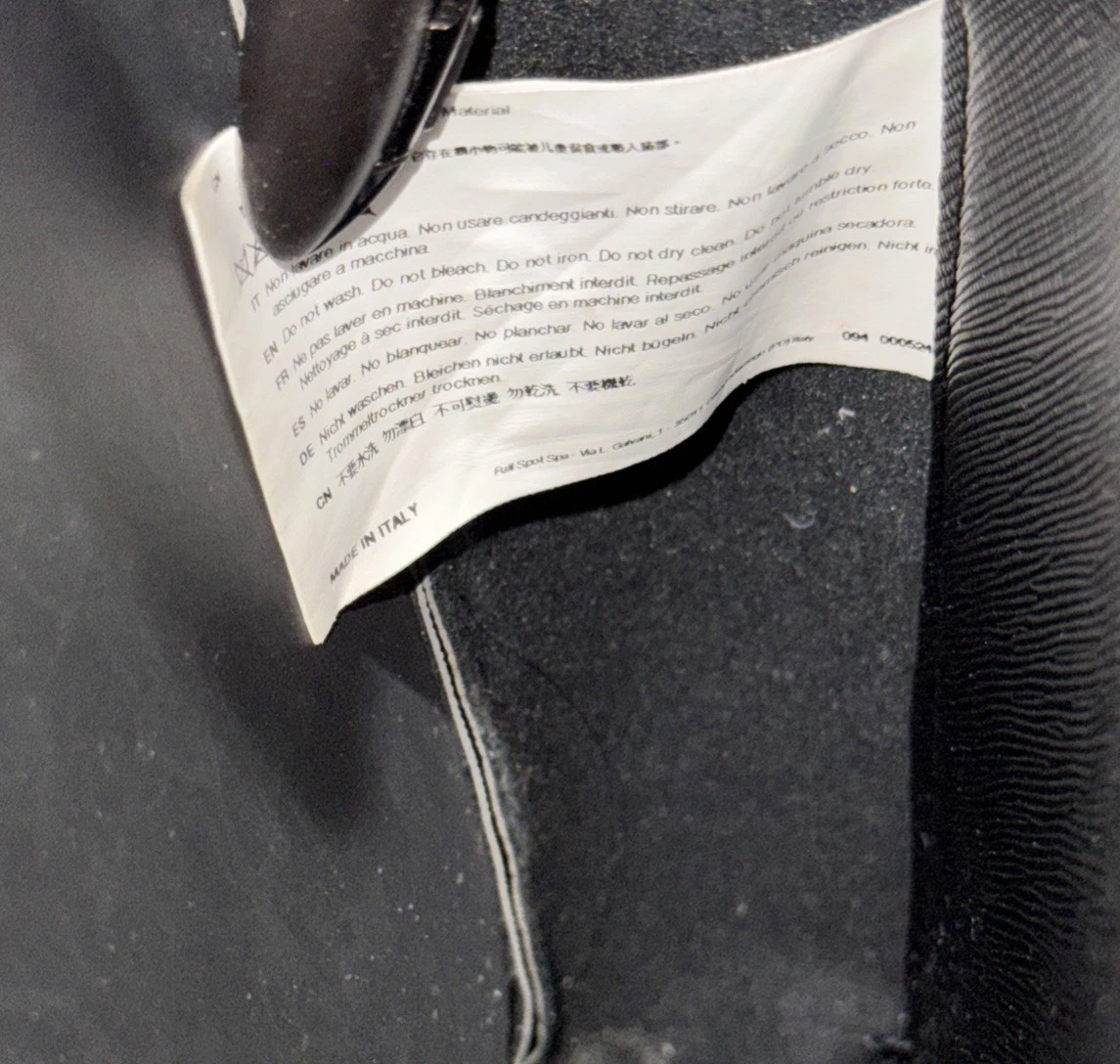 O BAG Italian Handbag Purse Waterproof Tote Crossbody Strap - Made in Italy - O Bag