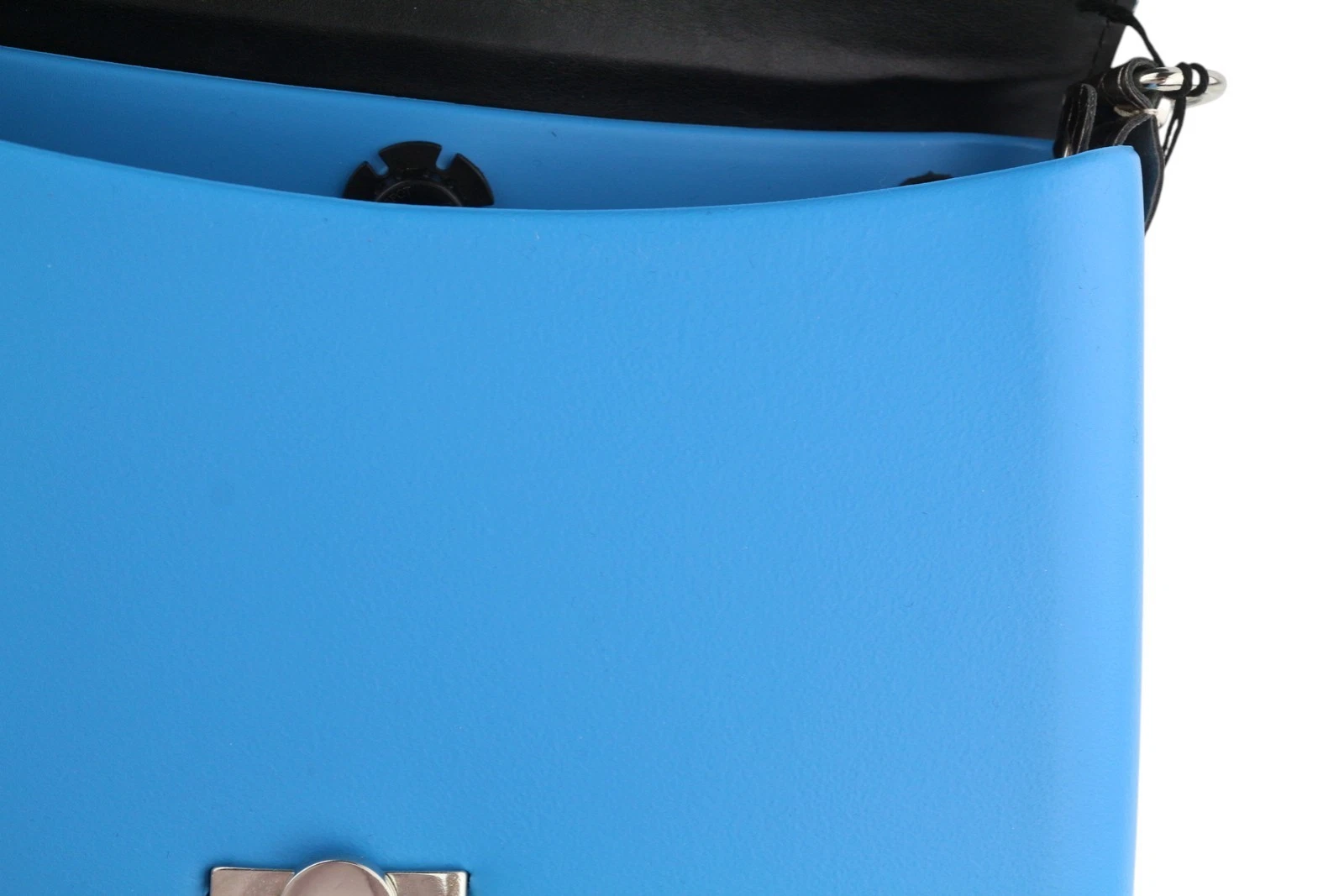 O BAG Glam Women's Bag OS Blue Denim Insert Chain Closure Shoulder Bag - O Bag