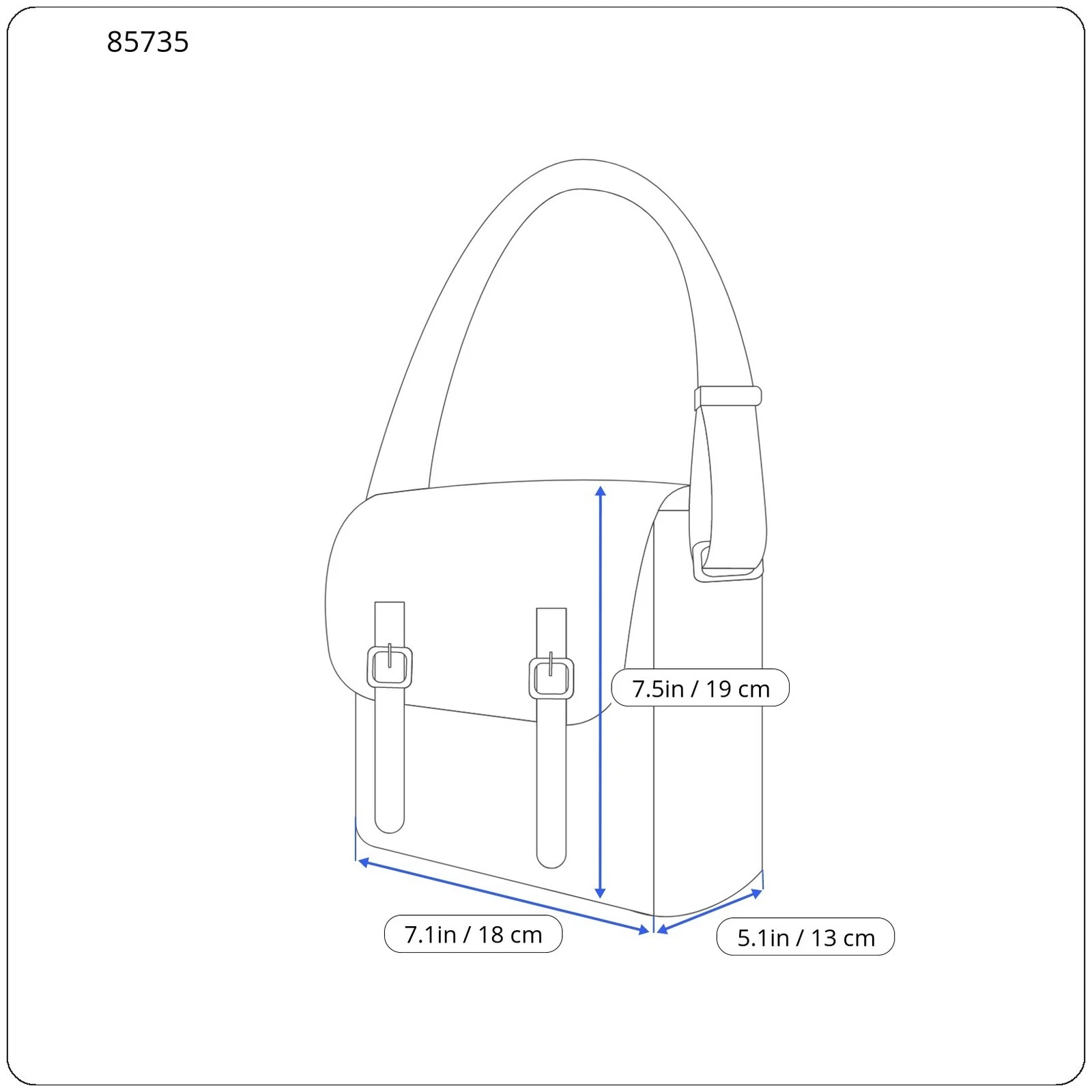 O BAG Basket Women bag OS Flyover Print Inner bag Strap Crossbody - O Bag