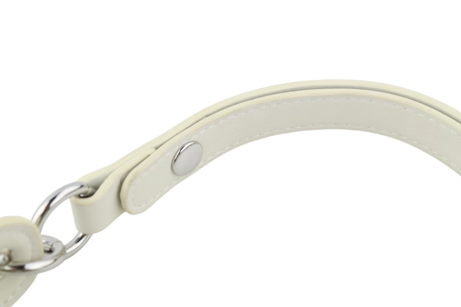 O Bag Ginevra Women Bag OS White Lined Hobo Crossbody Magnetic Closure Casual - O Bag