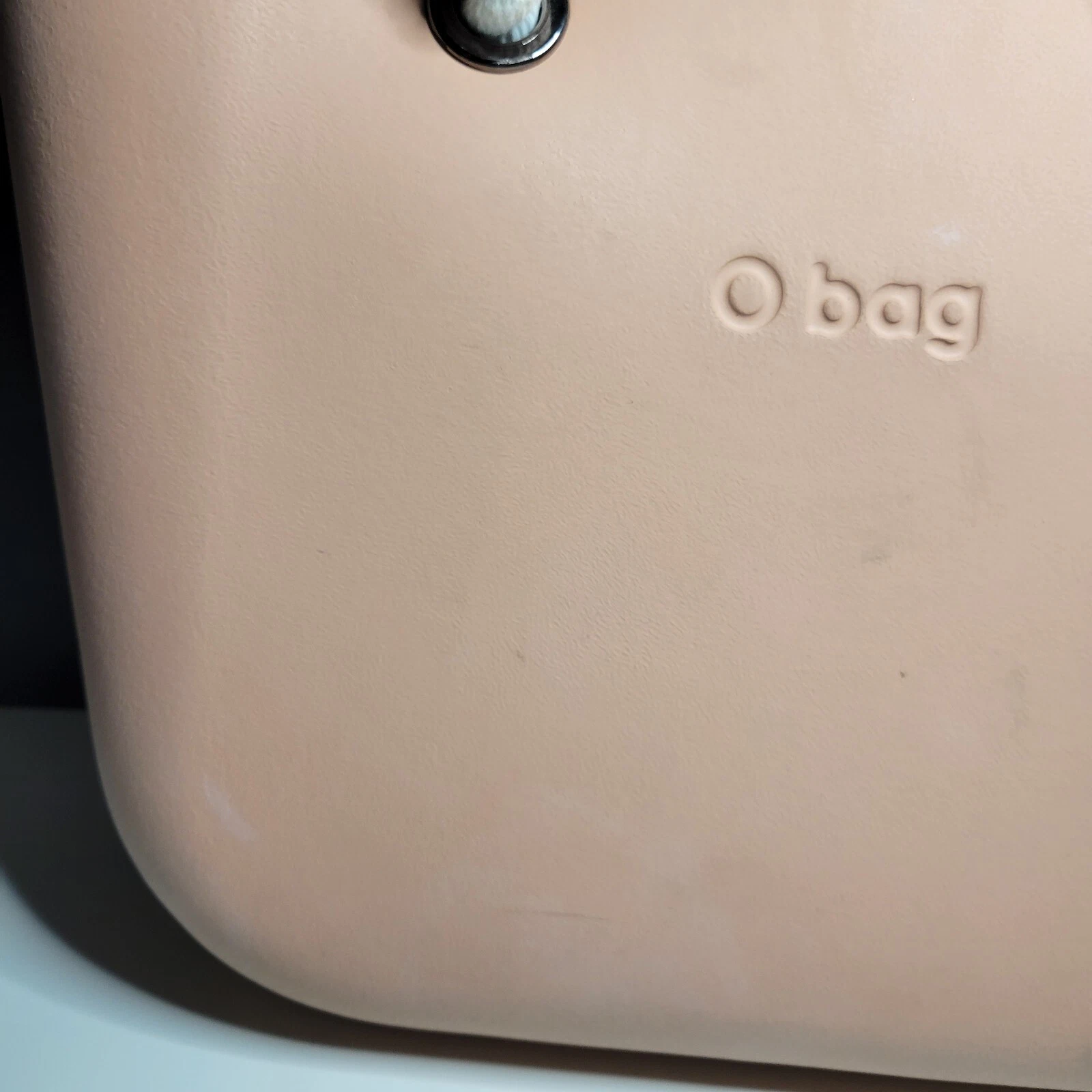 OBag Pink Tote Double Rope Handles Made in Italy Fullspot Shoulder 11 x 14 x 3.5 - O Bag