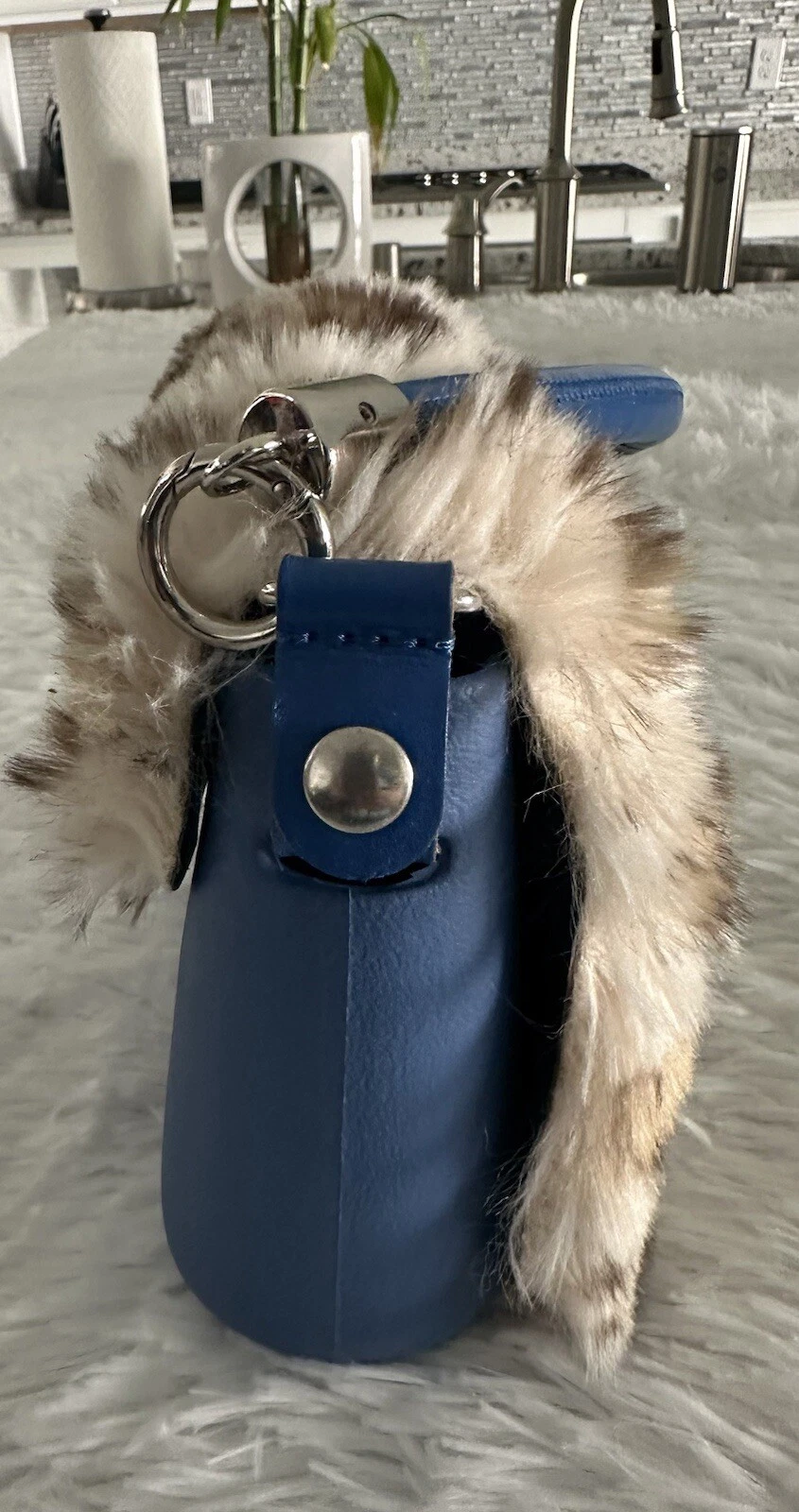 OBag Fullspot Faux Leopard Fur Bag - O Bag