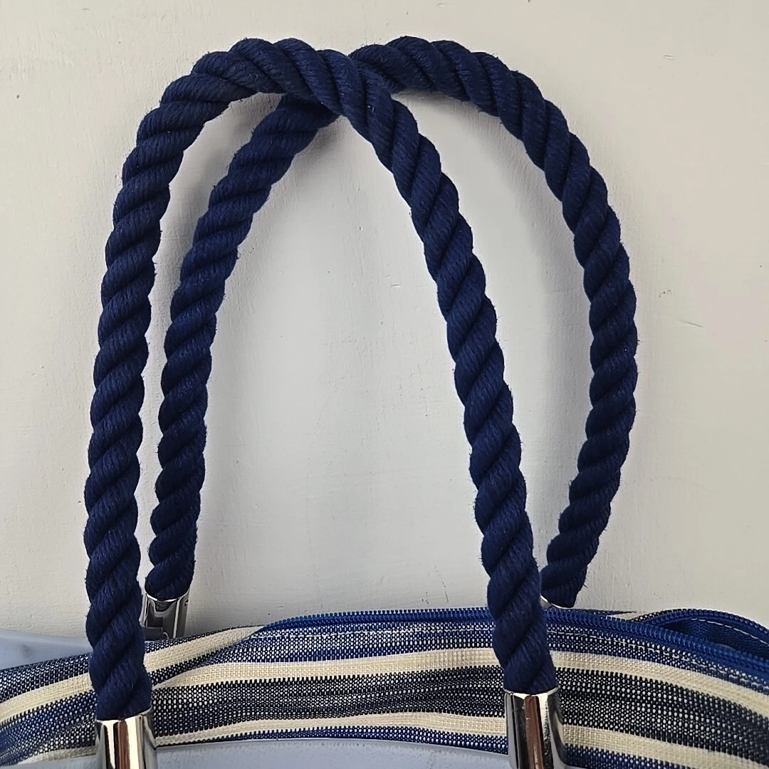 O Bag Italy Blue Foam Women's Double Handles Large Tote Shoulder Handbag - O Bag